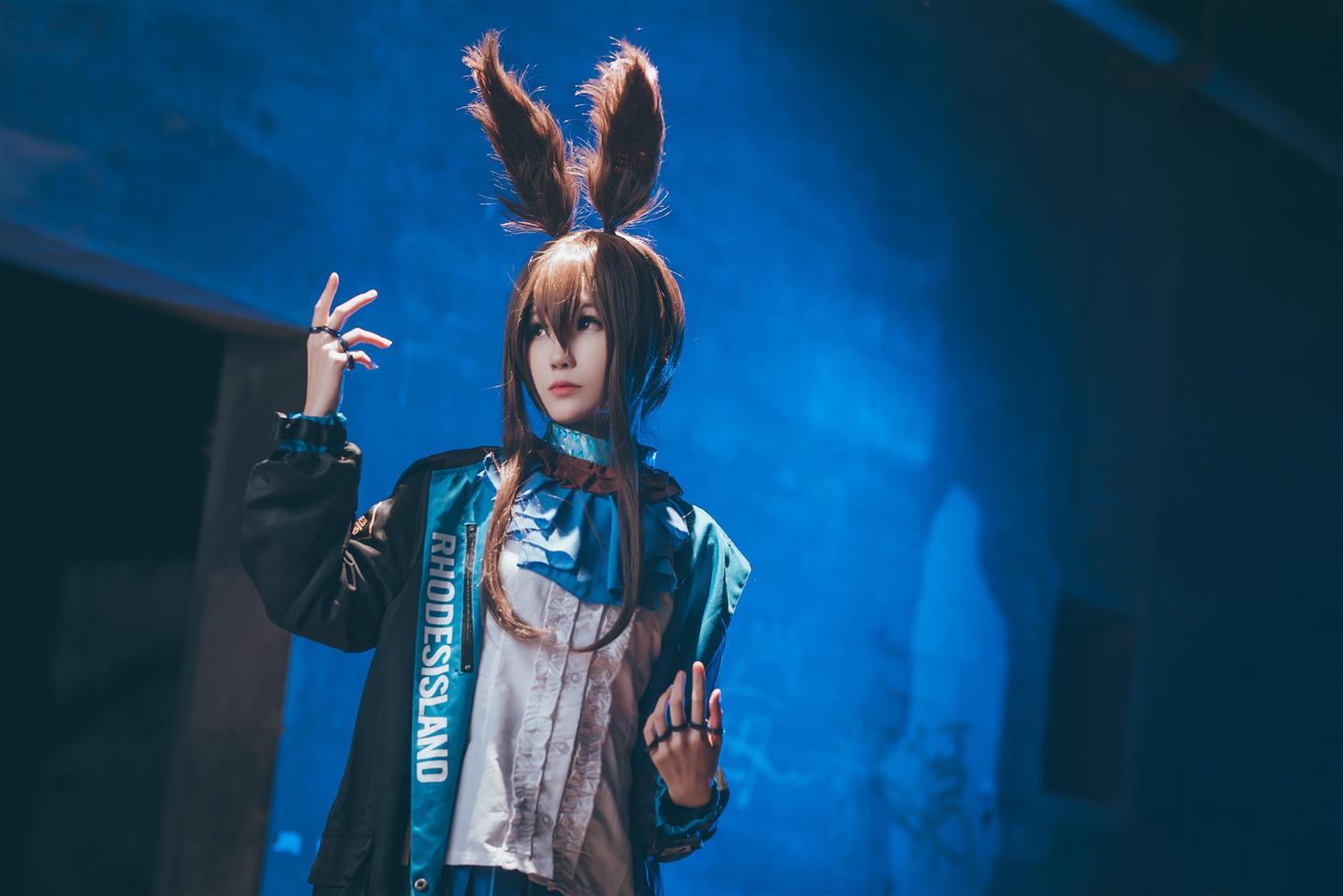 妖君白研 明日方舟COS美少女 COSER兽耳阿米娅 [10P-49MB]