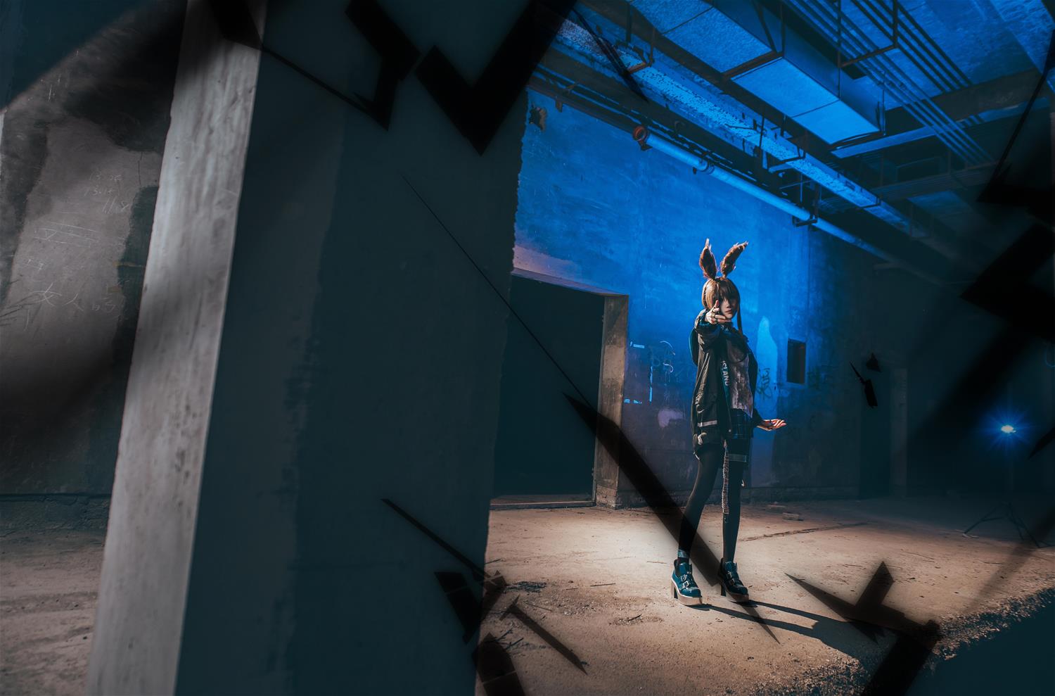 妖君白研 明日方舟COS美少女 COSER兽耳阿米娅 [10P-49MB]