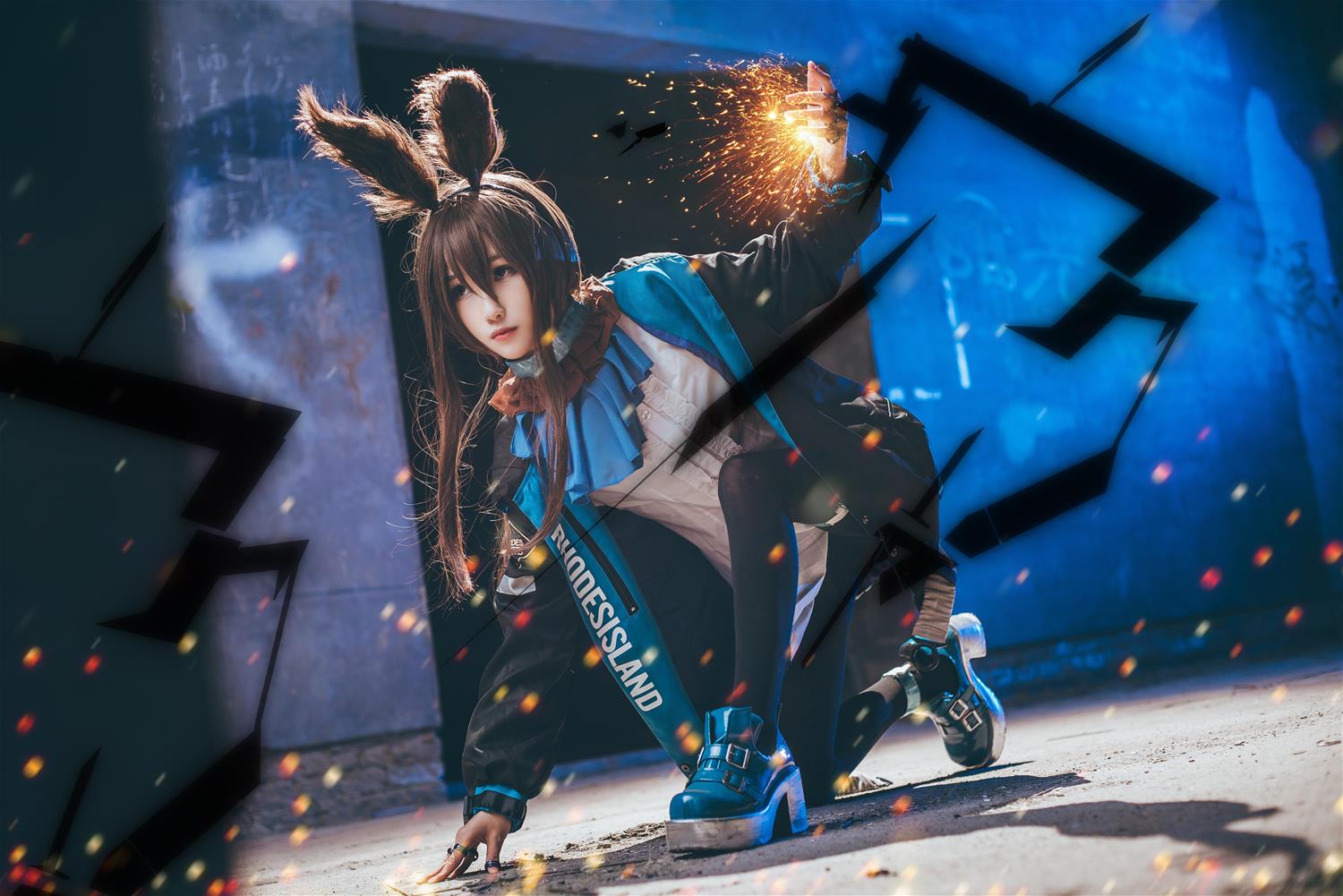 妖君白研 明日方舟COS美少女 COSER兽耳阿米娅 [10P-49MB]