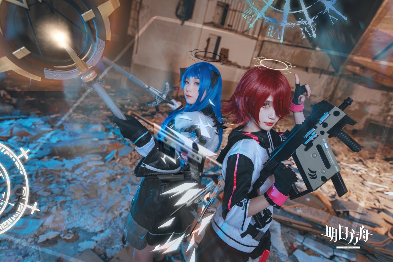 妖君白研 明日方舟COS能天使莫斯提马COS正片 [19P-157MB]