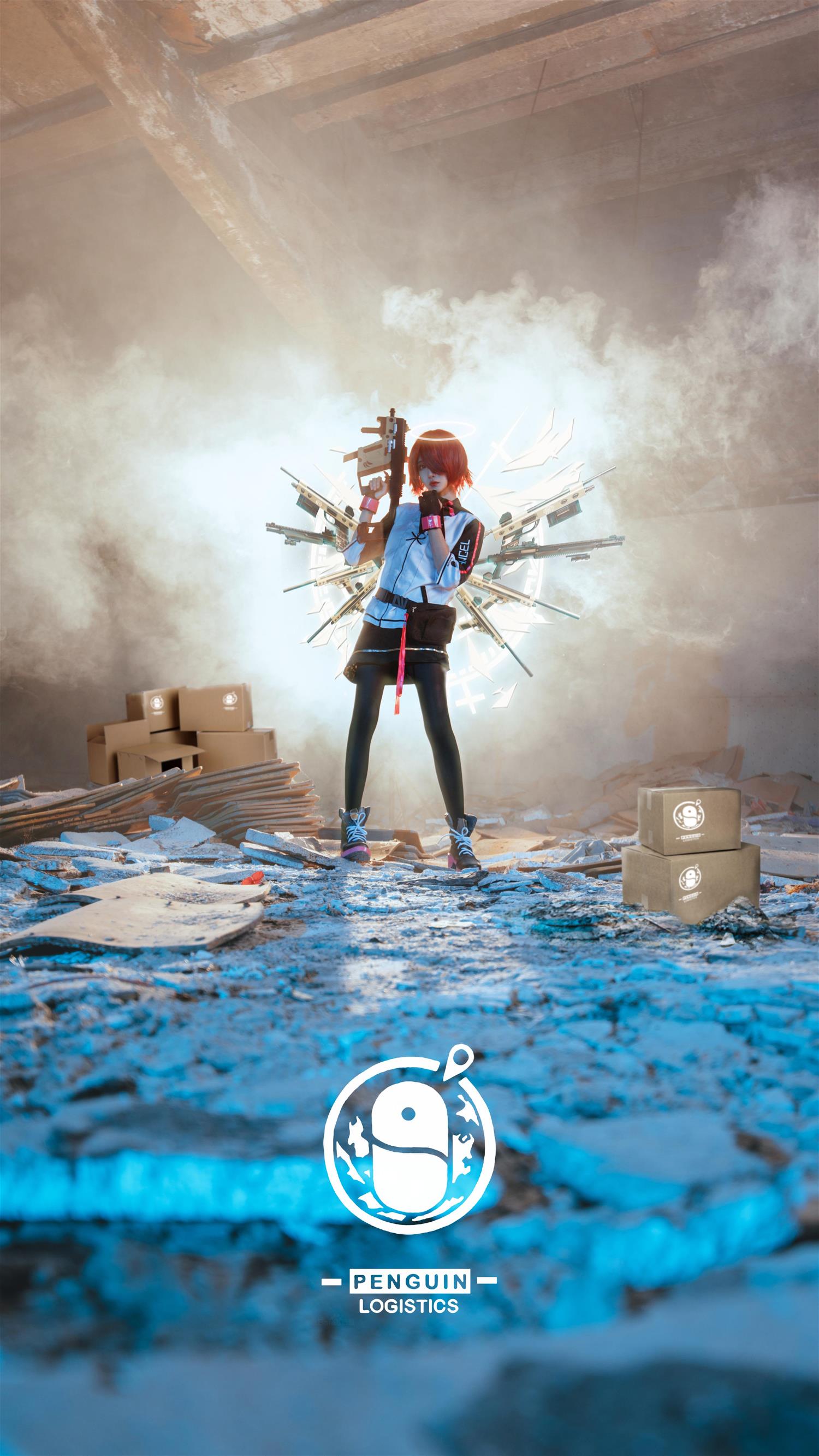 妖君白研 明日方舟COS能天使莫斯提马COS正片 [19P-157MB]