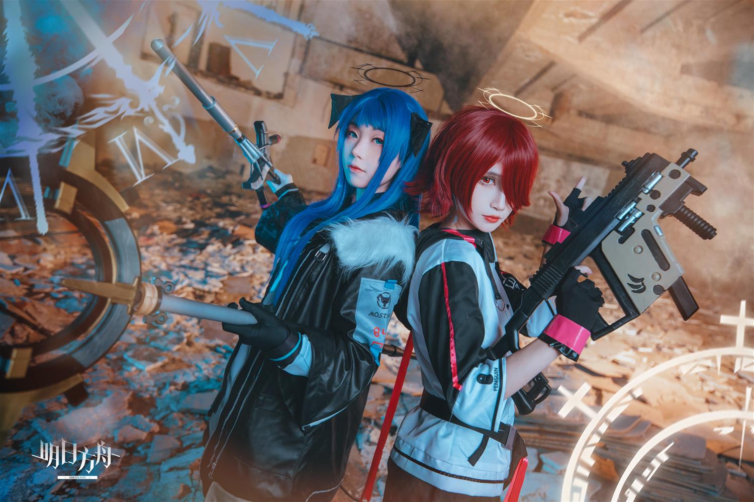 妖君白研 明日方舟COS能天使莫斯提马COS正片 [19P-157MB]