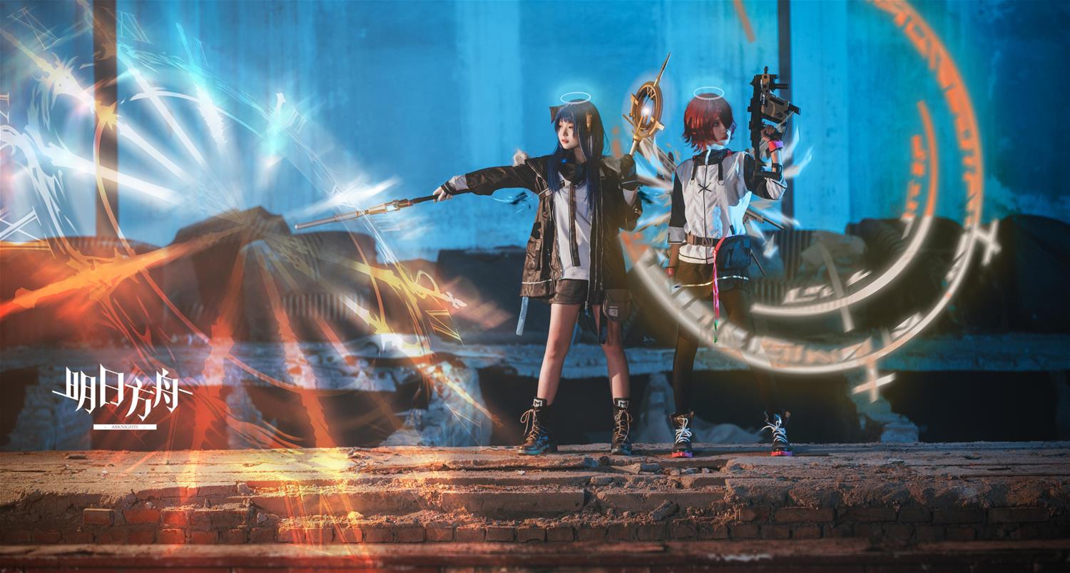 妖君白研 明日方舟COS能天使莫斯提马COS正片 [19P-157MB]