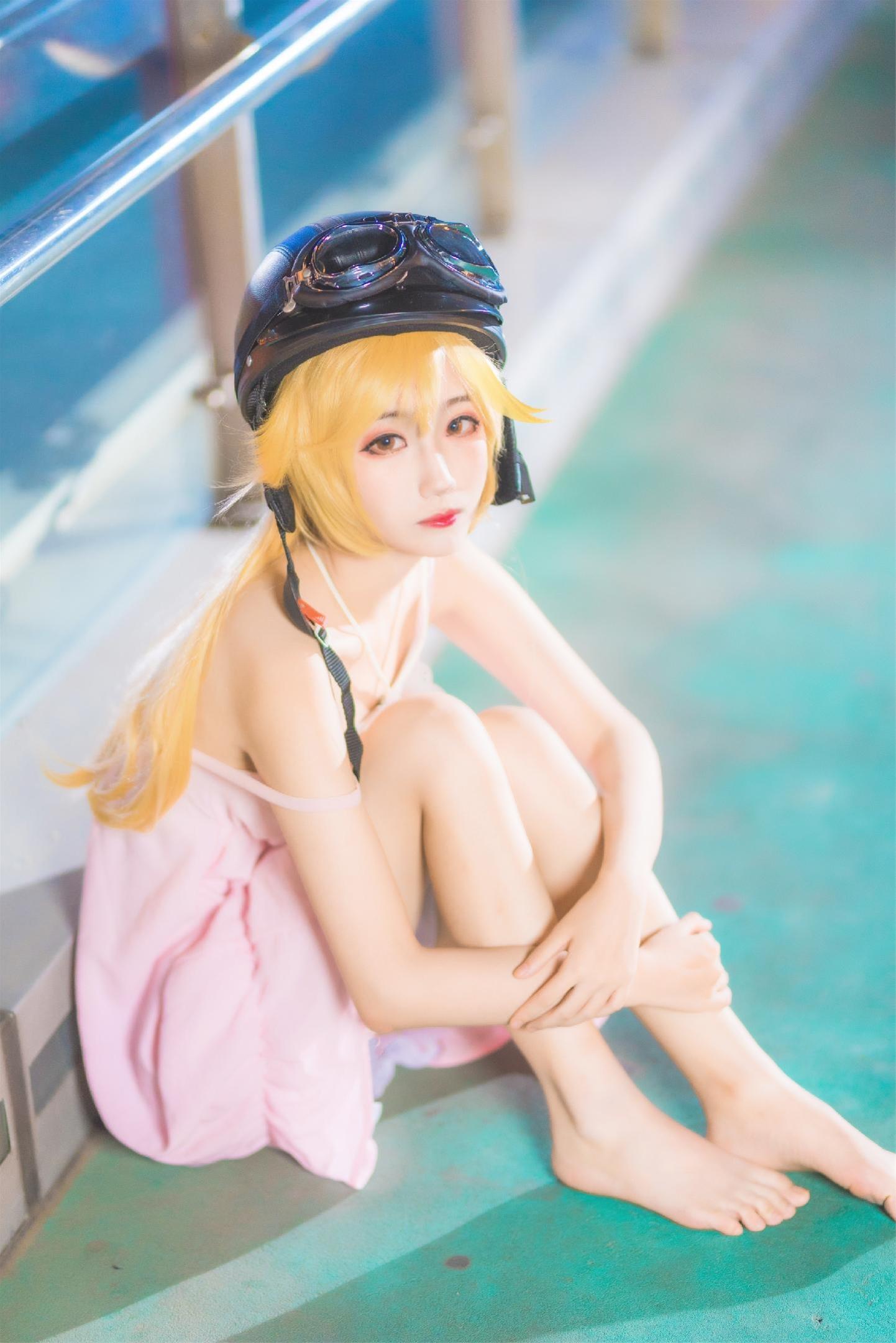 妖君白研 物语系列化物语日系COS忍野忍正片 [14P-79MB]