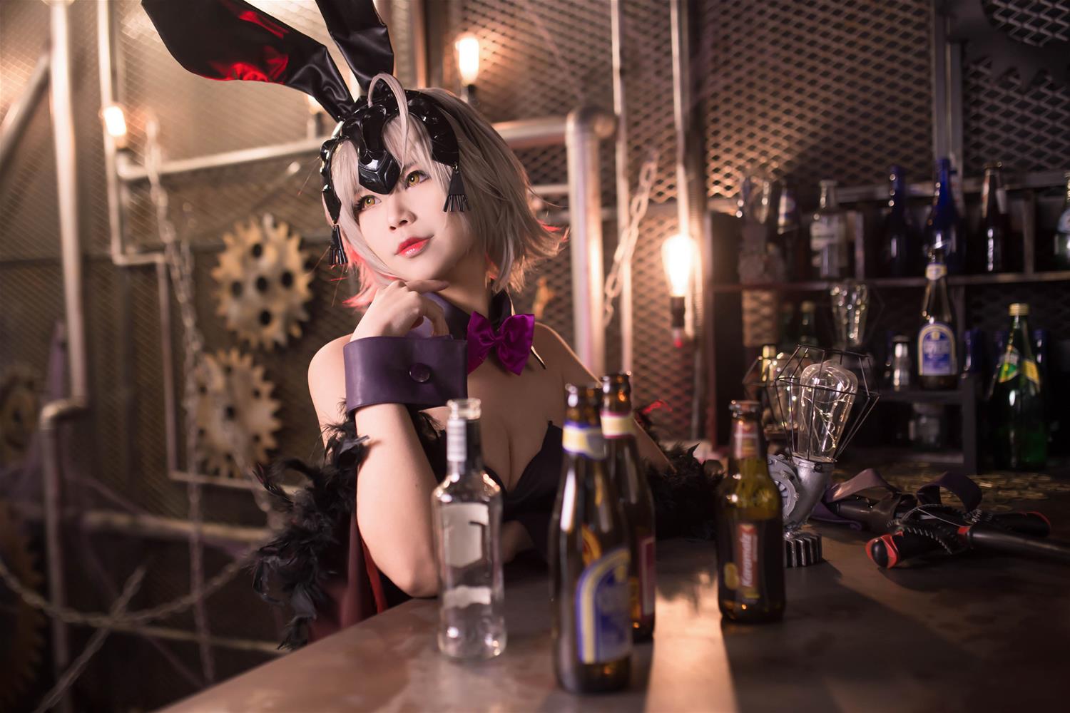 KaYa 萱 黑贞 兔女郎 [12P-9MB]