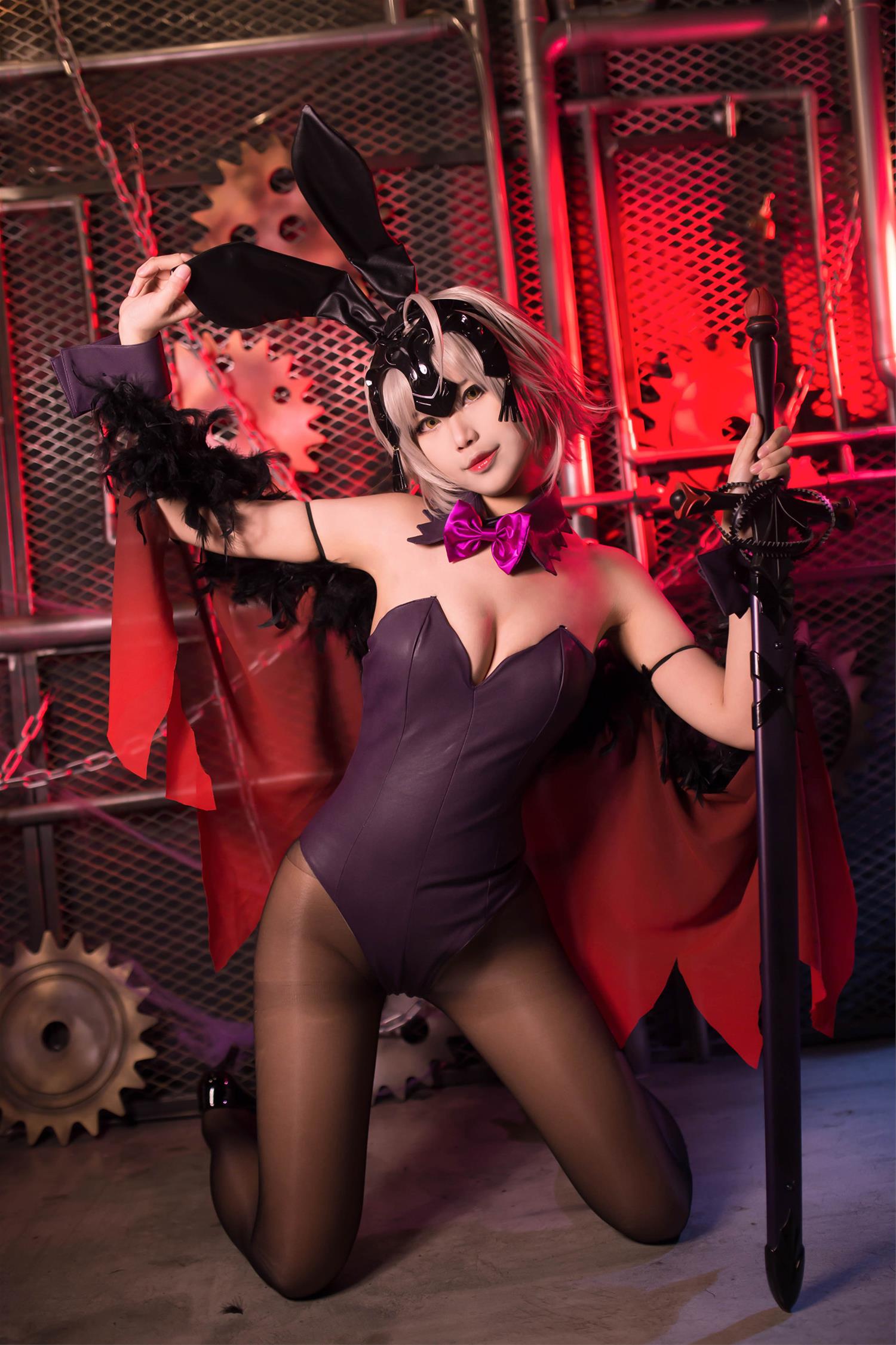 KaYa 萱 黑贞 兔女郎 [12P-9MB]