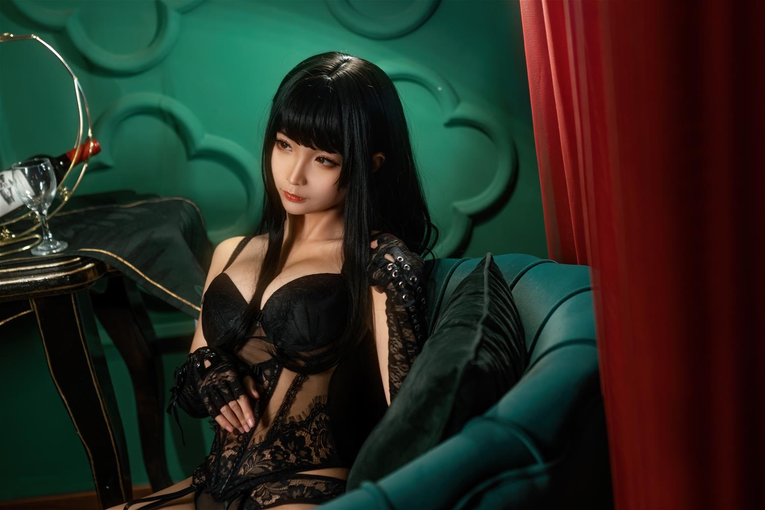 蠢沫沫 沫沫真爱版 黑内衣 [40P-500MB]