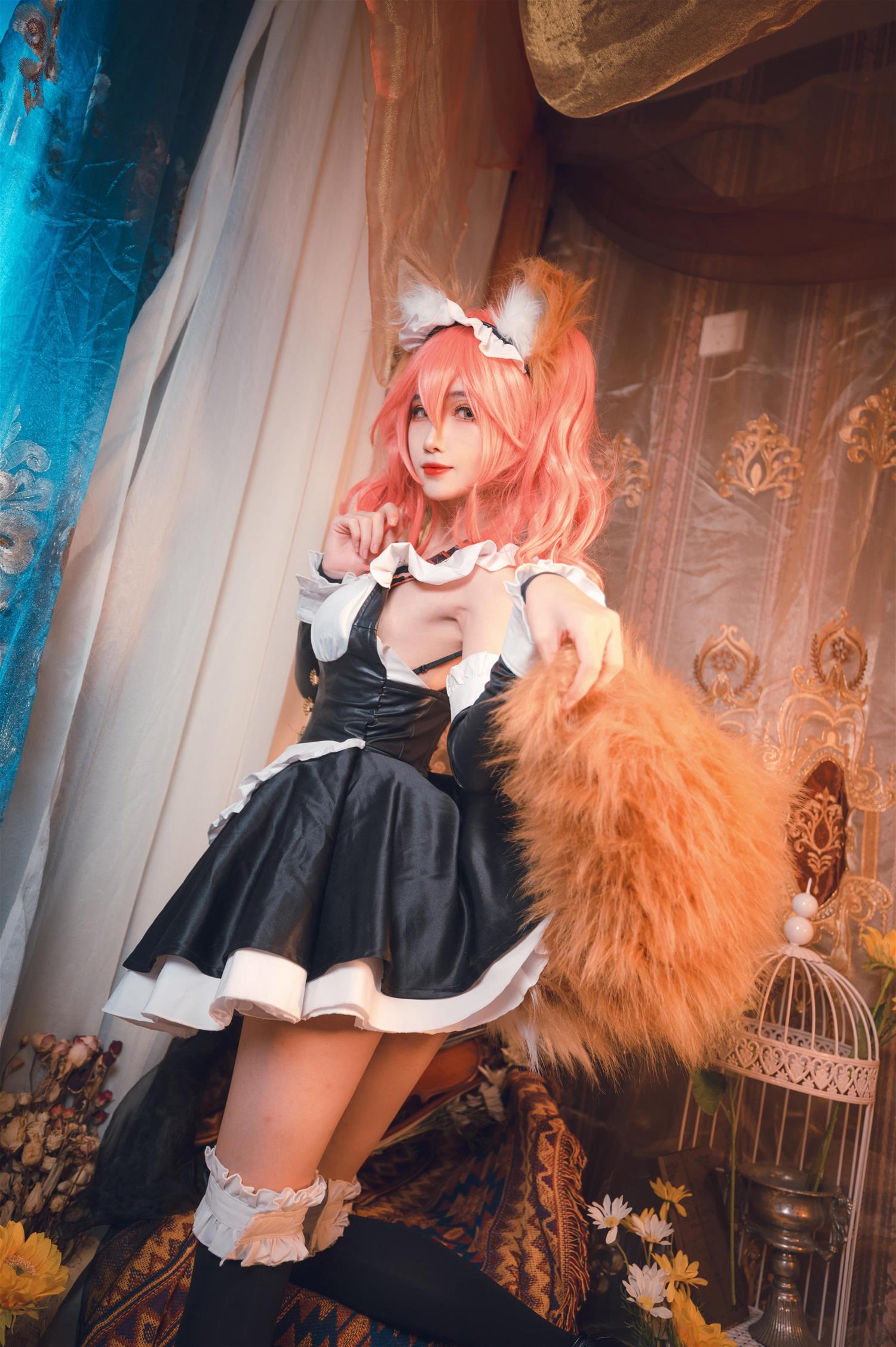 妖君白研 FATEGRAND ORDER玉藻前FATE女仆 [8P-75MB]