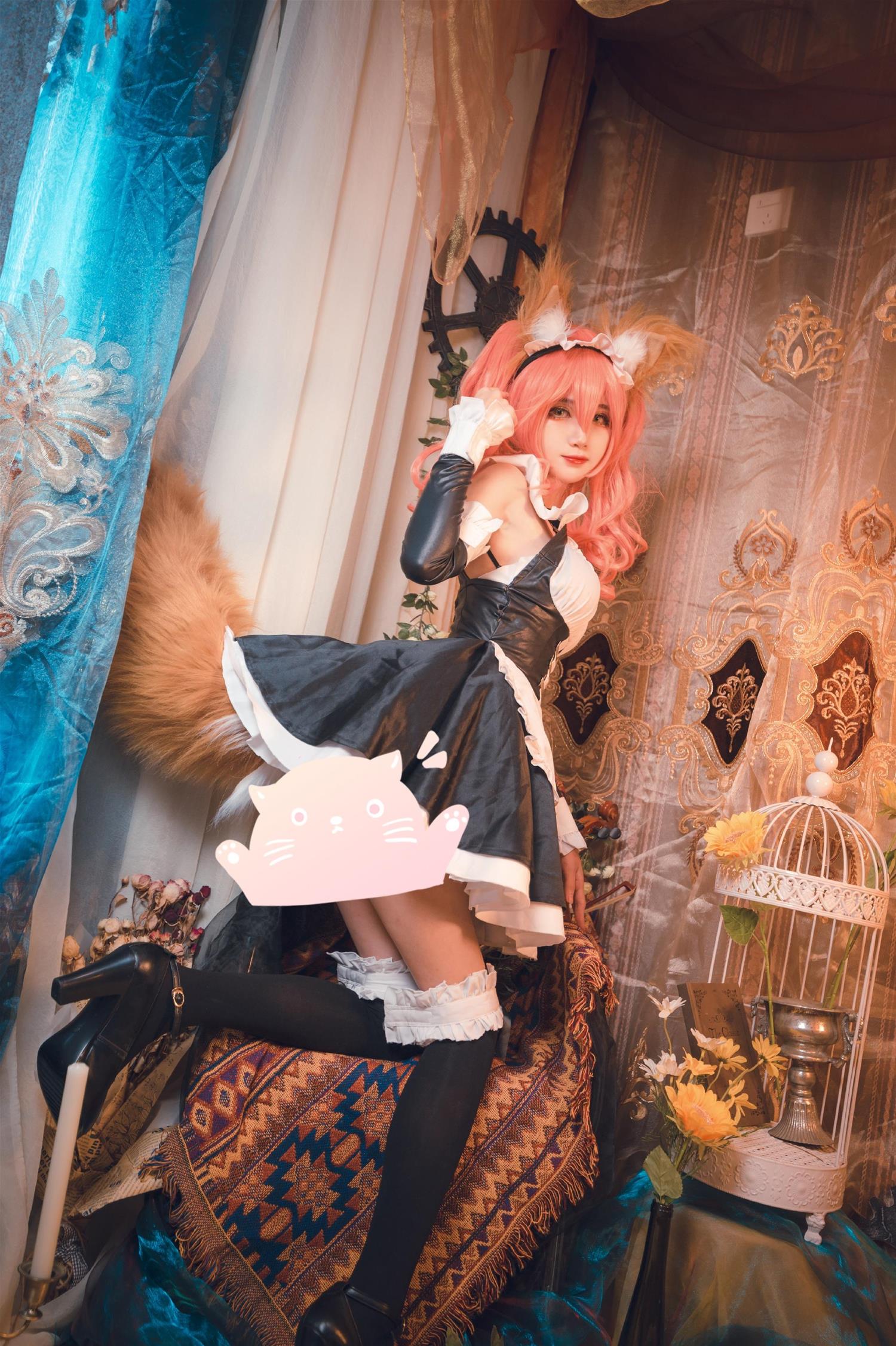 妖君白研 FATEGRAND ORDER玉藻前FATE女仆 [8P-75MB]