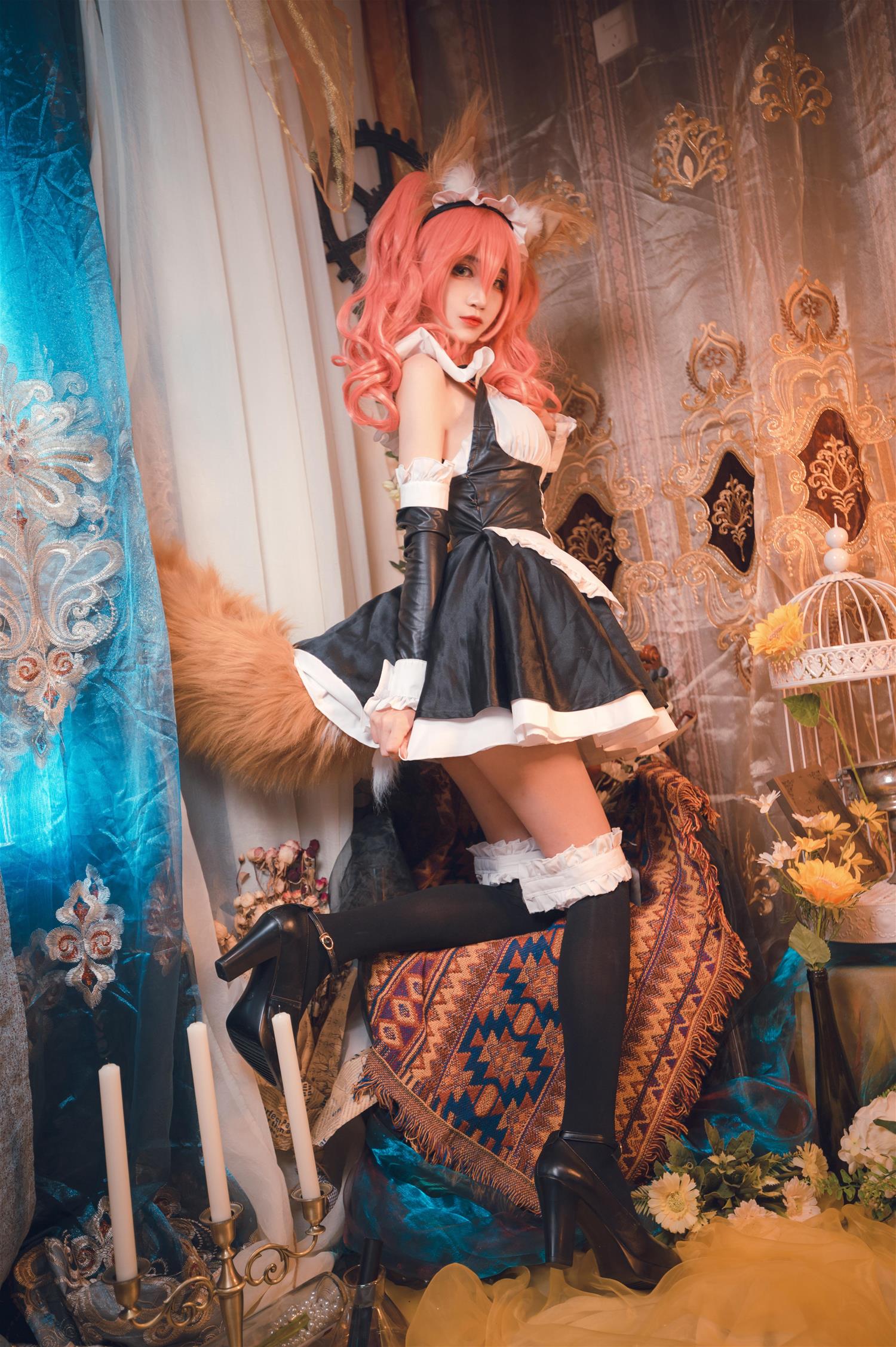 妖君白研 FATEGRAND ORDER玉藻前FATE女仆 [8P-75MB]