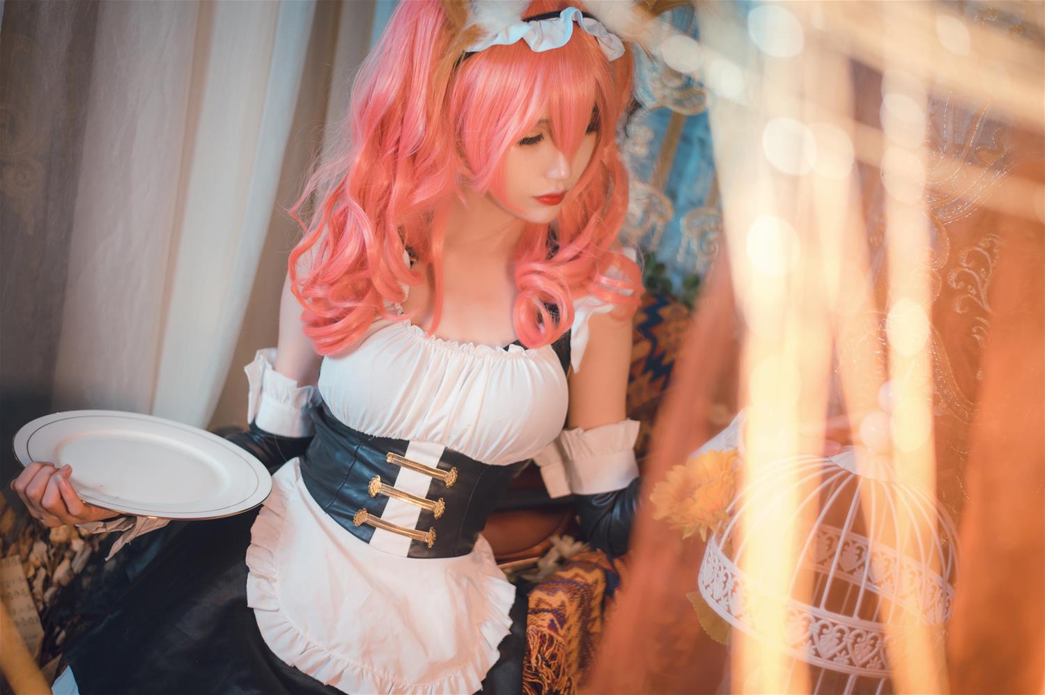 妖君白研 FATEGRAND ORDER玉藻前FATE女仆 [8P-75MB]