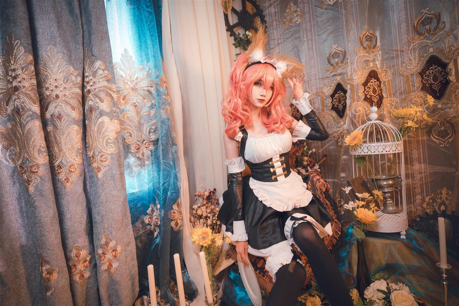 妖君白研 FATEGRAND ORDER玉藻前FATE女仆 [8P-75MB]