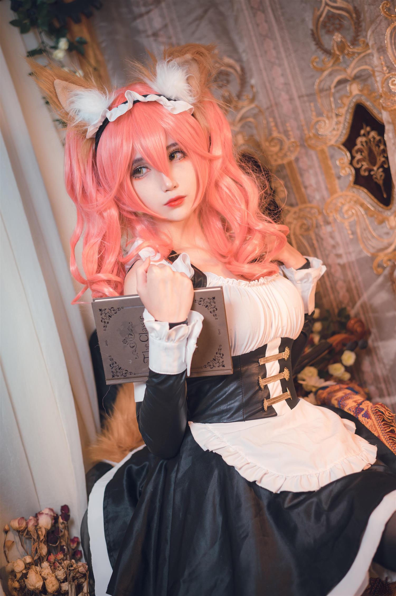 妖君白研 FATEGRAND ORDER玉藻前FATE女仆 [8P-75MB]