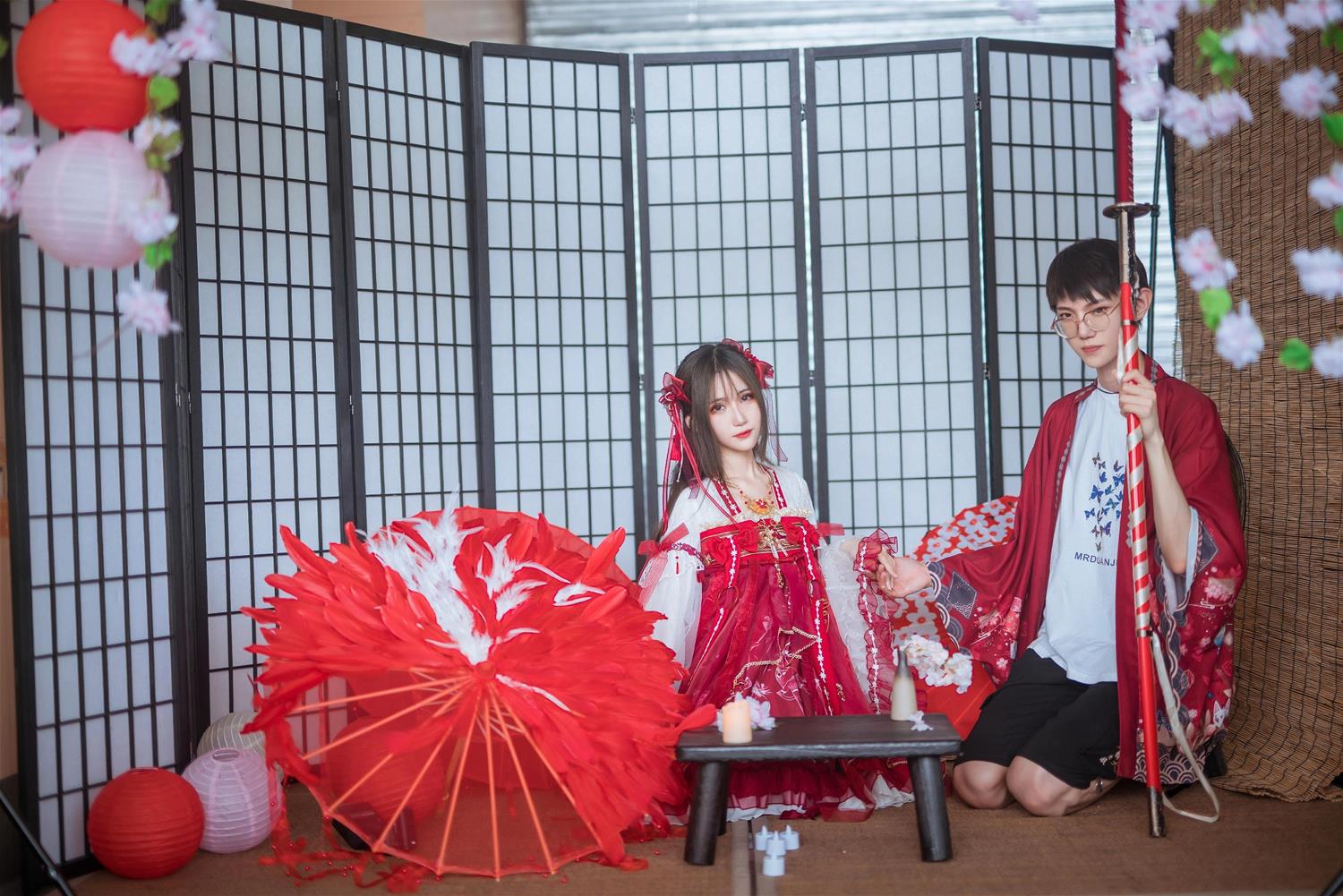 妖君白研 LOLITA装扮-—屿鹿共生 [8P-24MB]