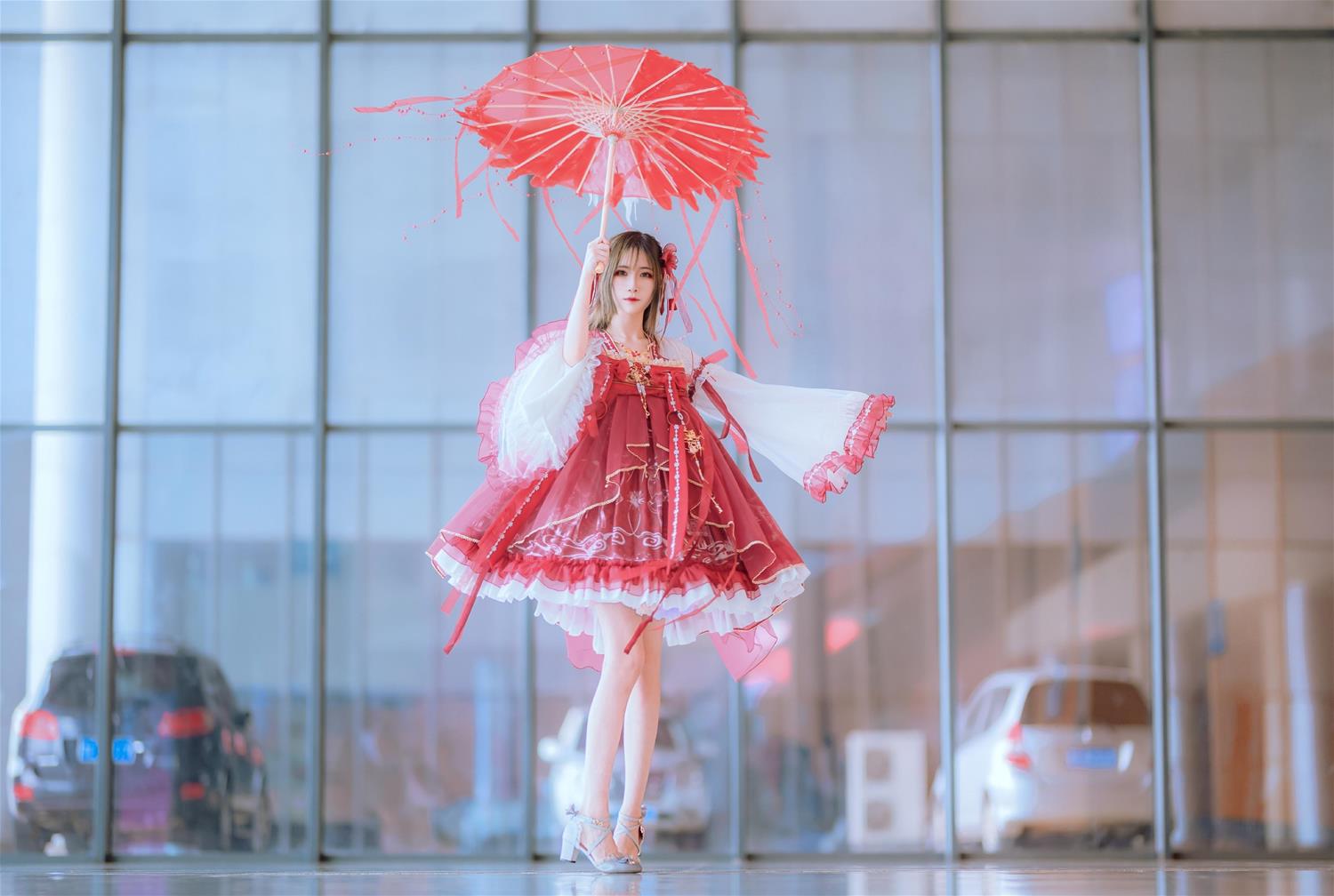 妖君白研 LOLITA装扮-—屿鹿共生 [8P-24MB]