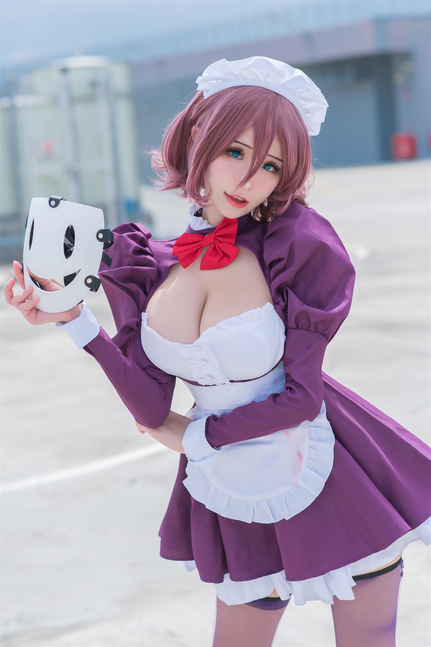 花リリ（Plant Lily）Maid Mask [12P-82MB]