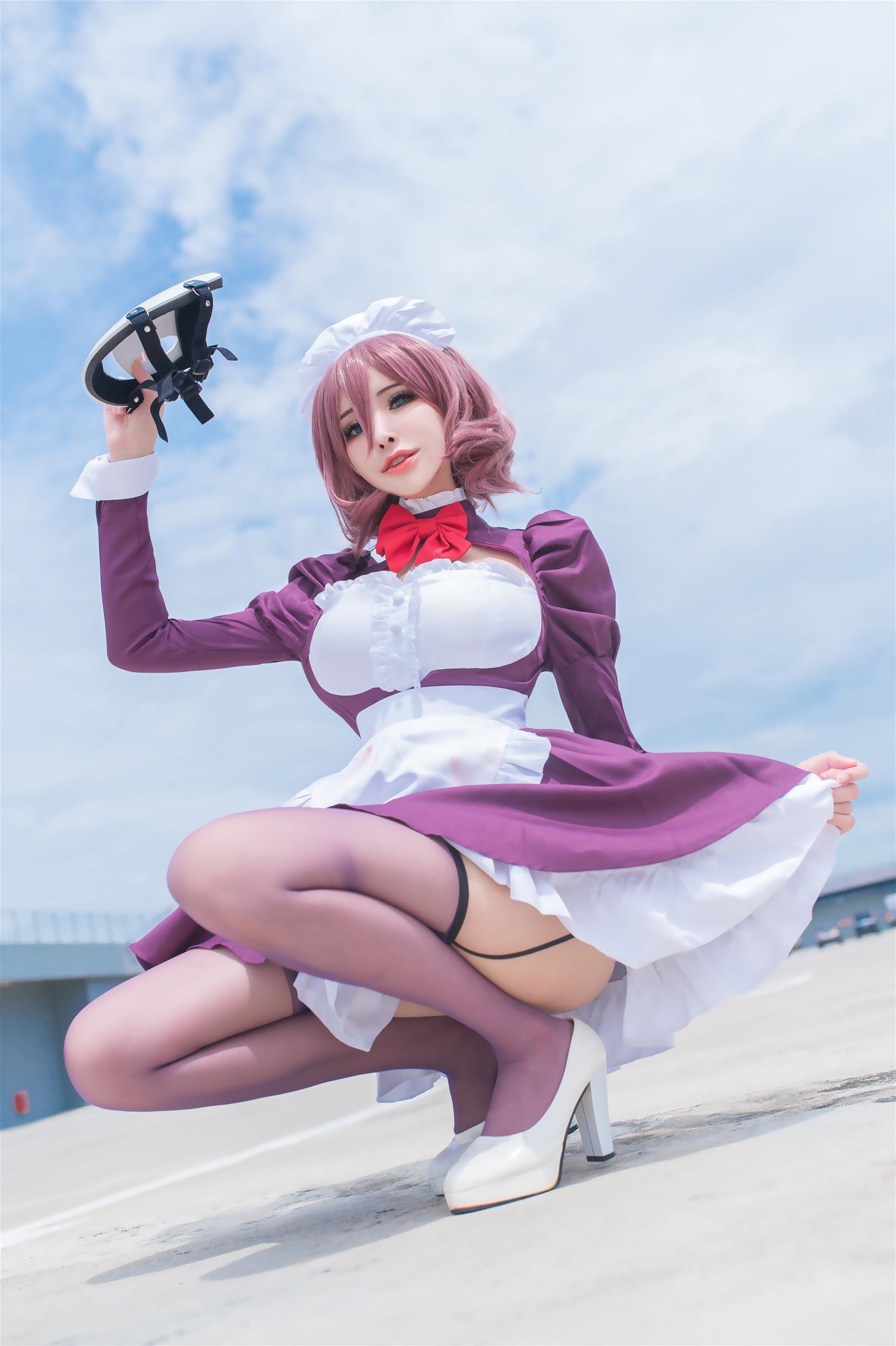 花リリ（Plant Lily）Maid Mask [12P-82MB]