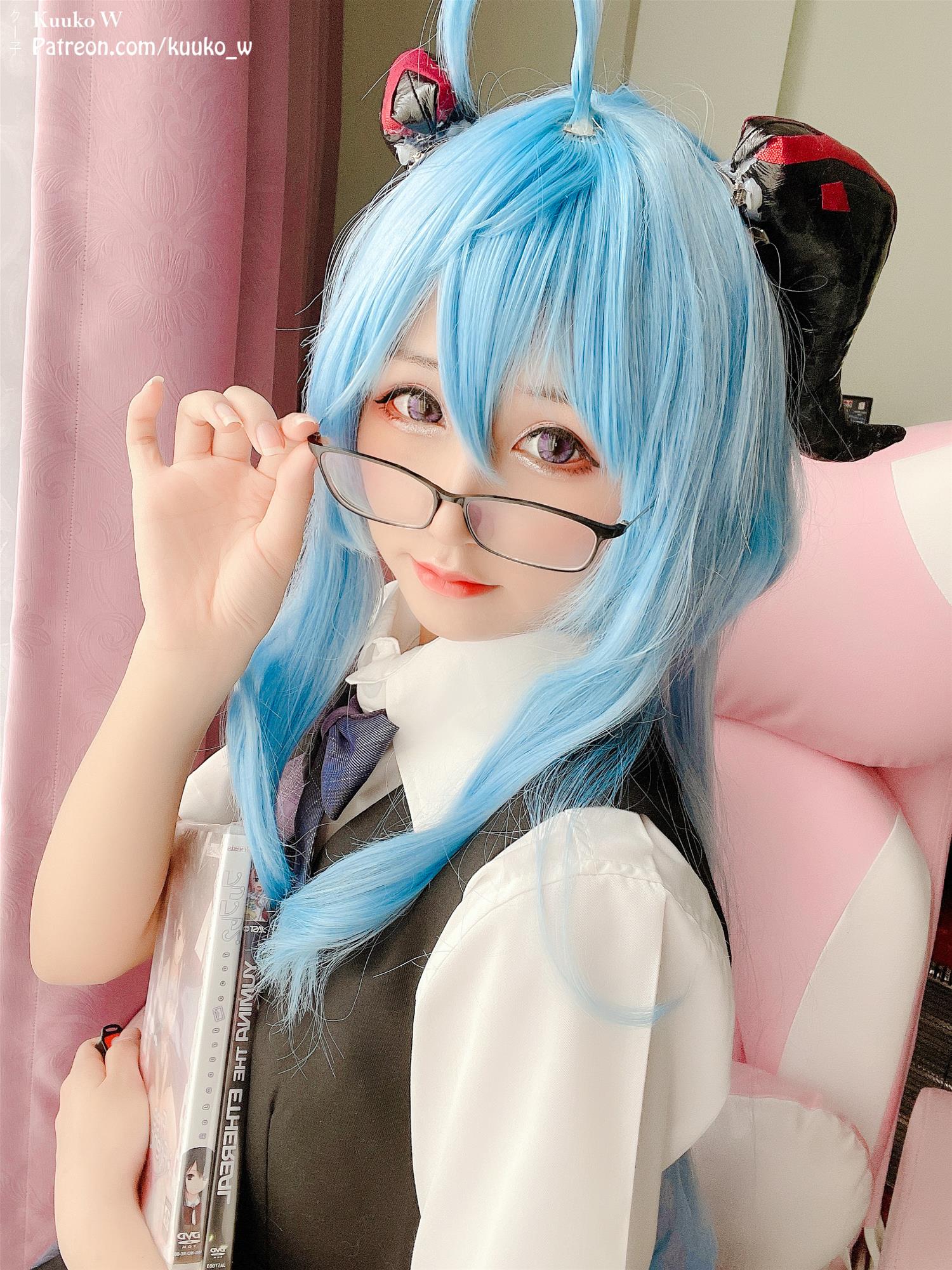 KuukoW Ganyu Pure Seifuku [36P6V-328MB]