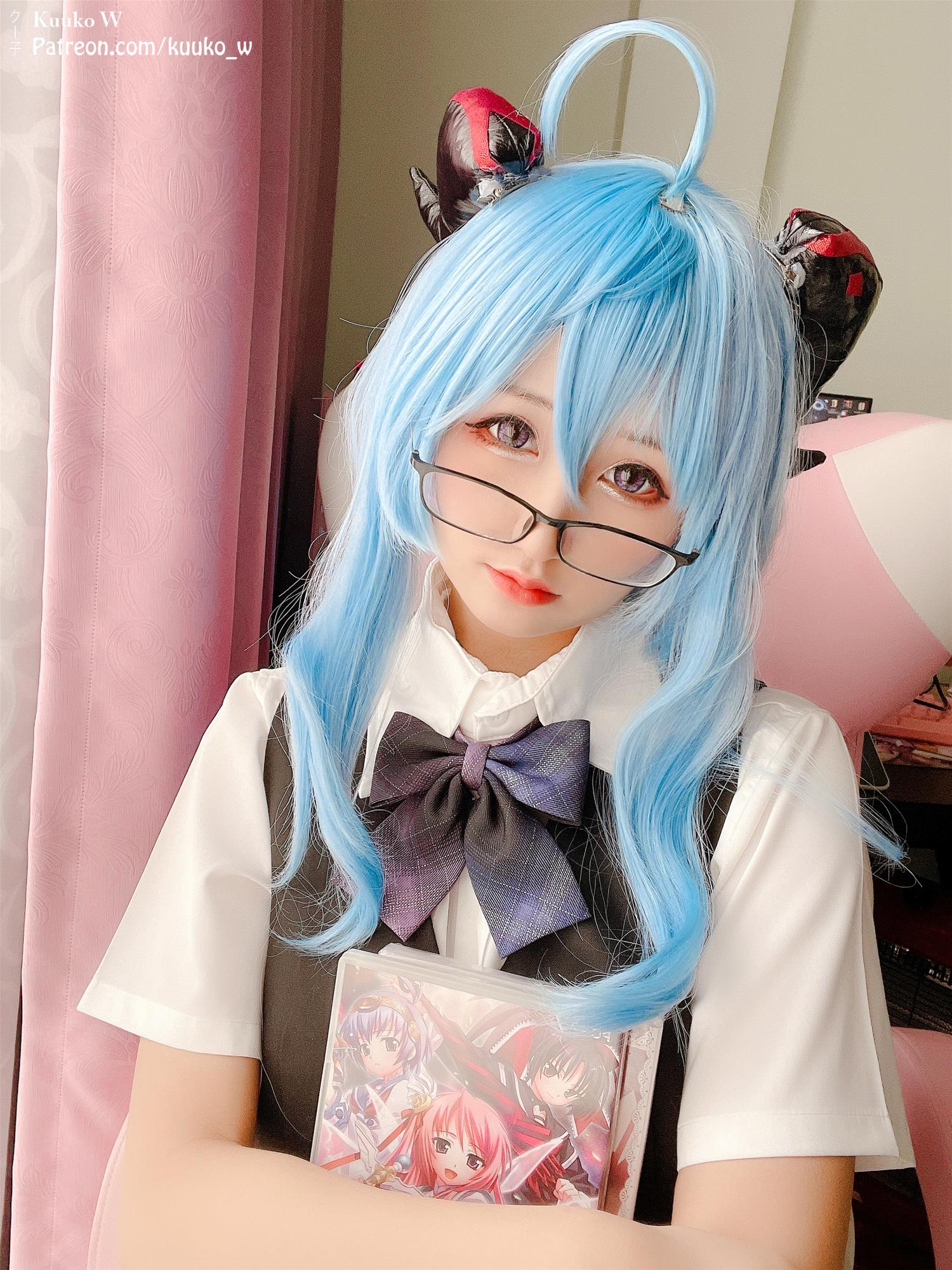 KuukoW Ganyu Pure Seifuku [36P6V-328MB]