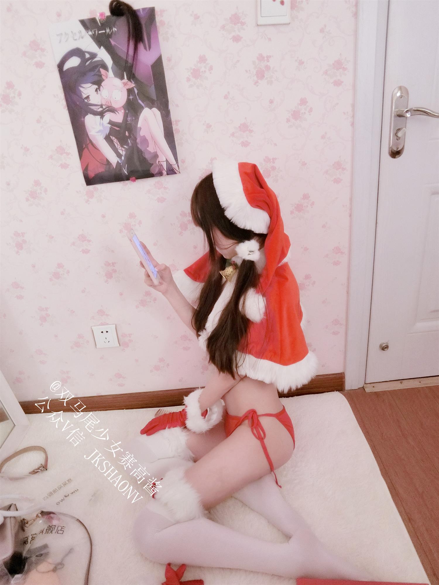 小学生赛高 2017 圣诞特刊：红色圣诞比基尼 [51P-61MB]