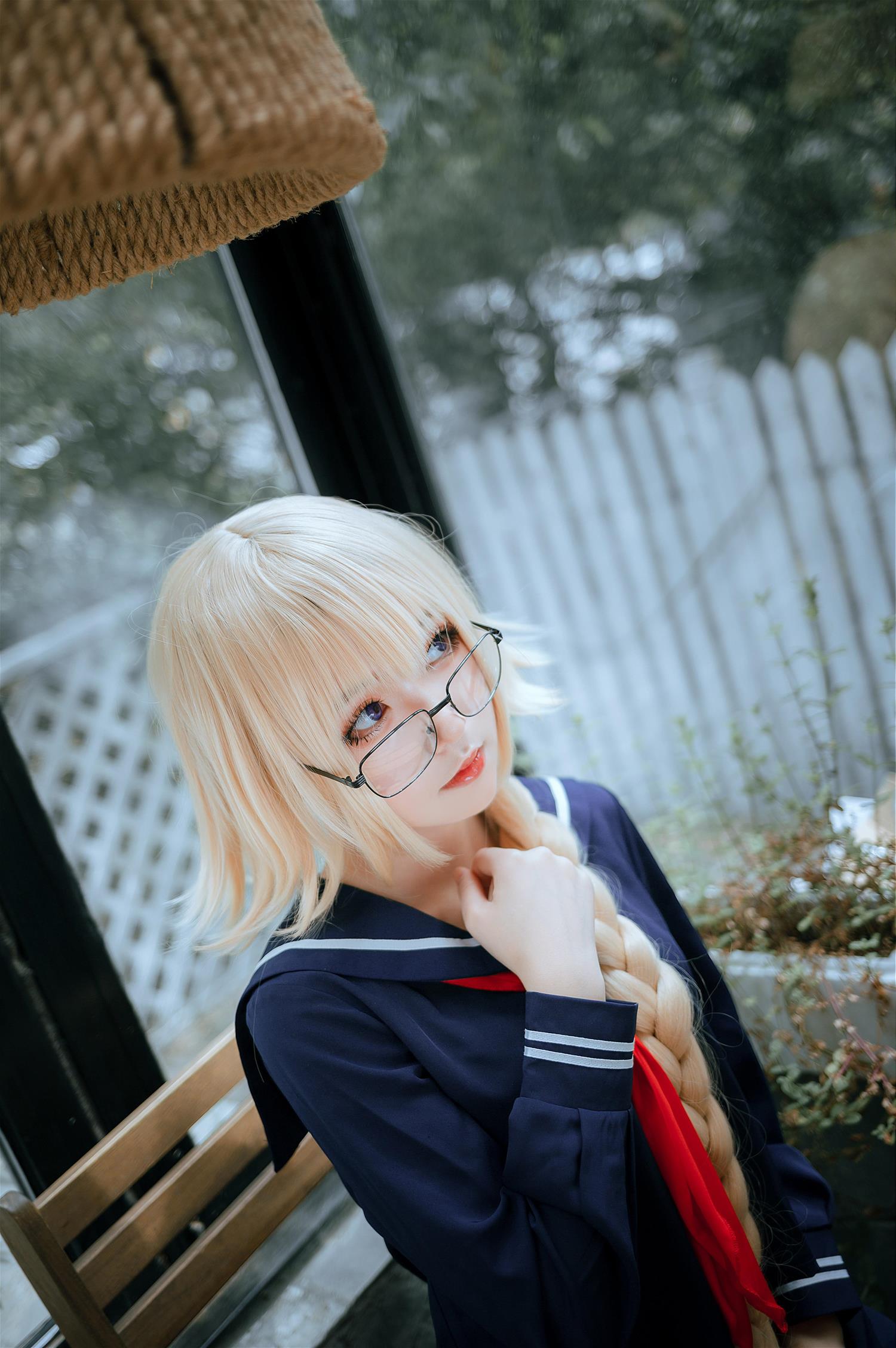 这个泡泡就是逊啦 JK正片 COS贞德 [13P-24MB]