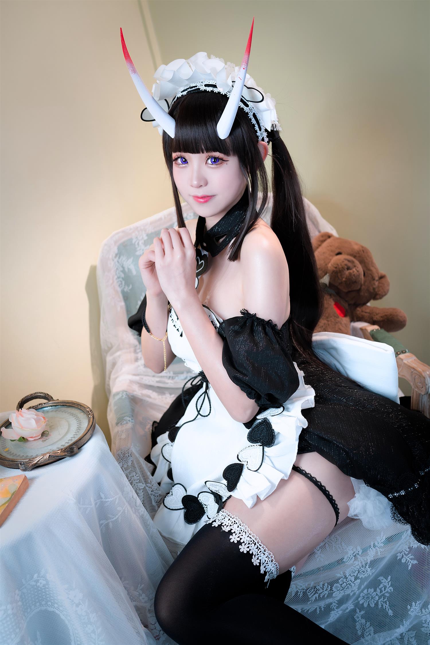 miko酱ww 碧蓝航线 能代女仆 [36P-91MB]