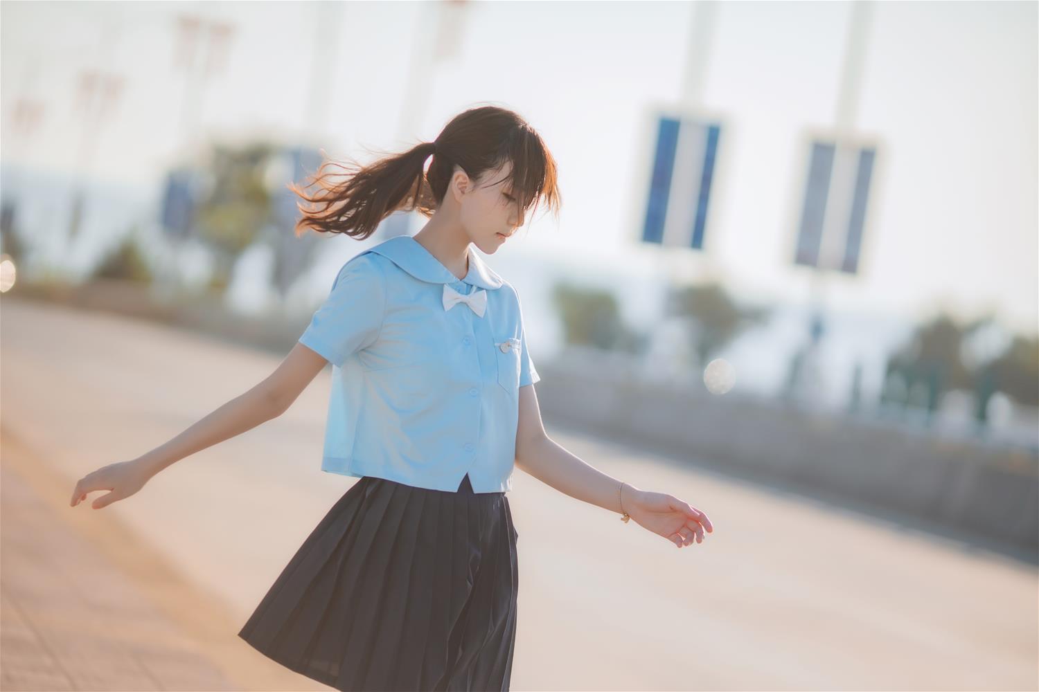 桜桃喵 蔚蓝 [33P-608MB]