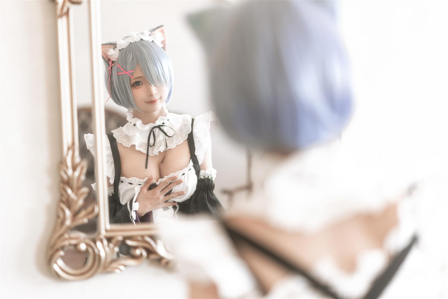 蠢沫沫 猫耳雷姆 [33P-311MB]