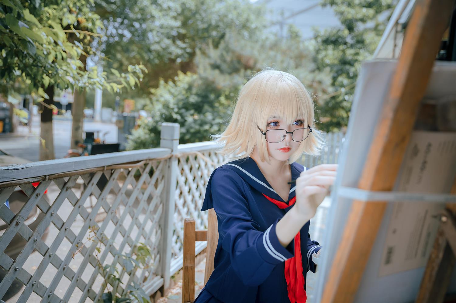 这个泡泡就是逊啦 JK正片 COS贞德 [13P-24MB]