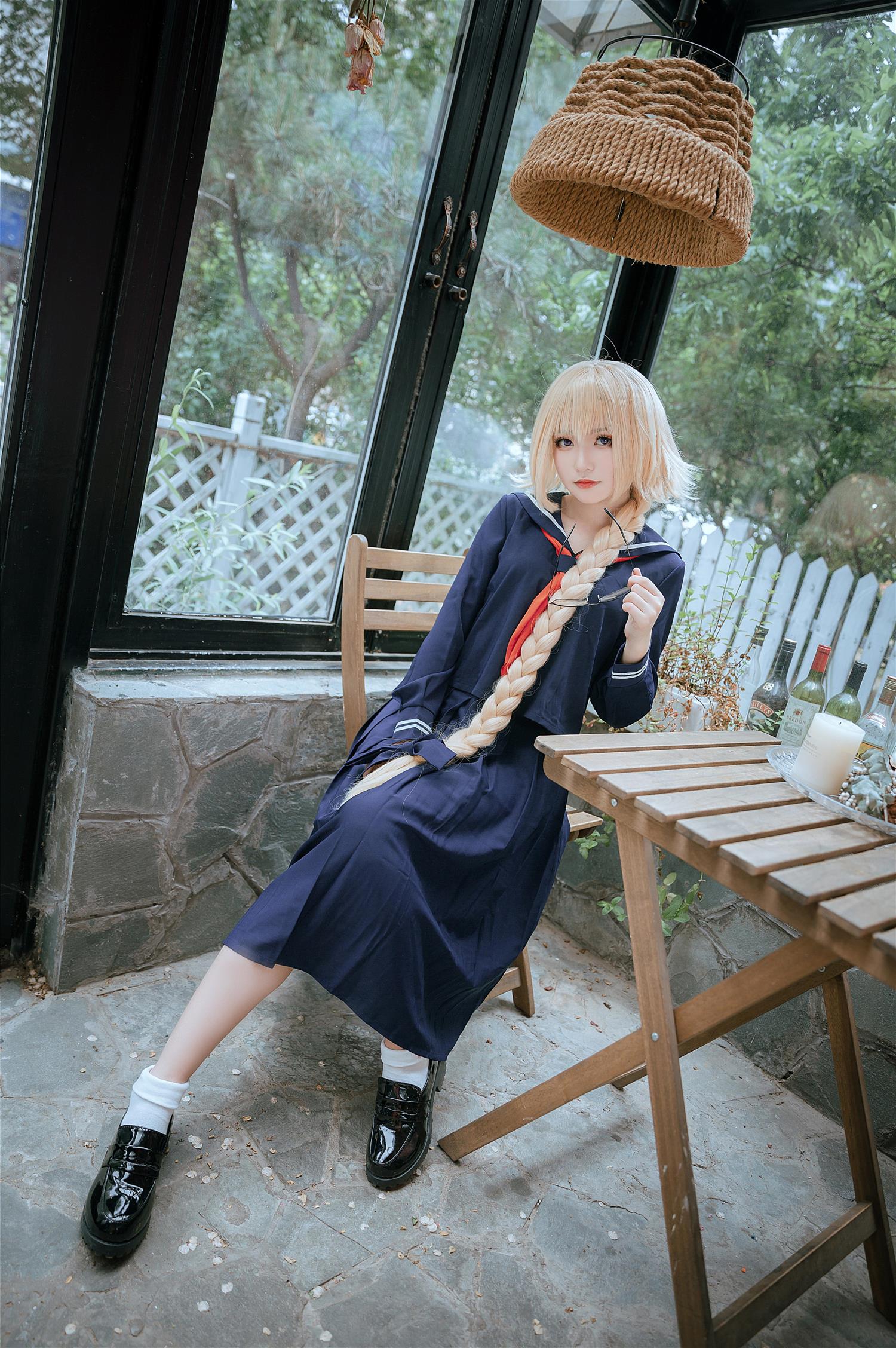 这个泡泡就是逊啦 JK正片 COS贞德 [13P-24MB]