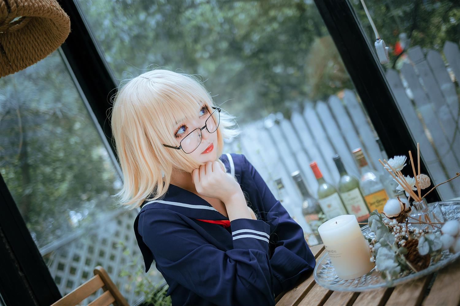 这个泡泡就是逊啦 JK正片 COS贞德 [13P-24MB]