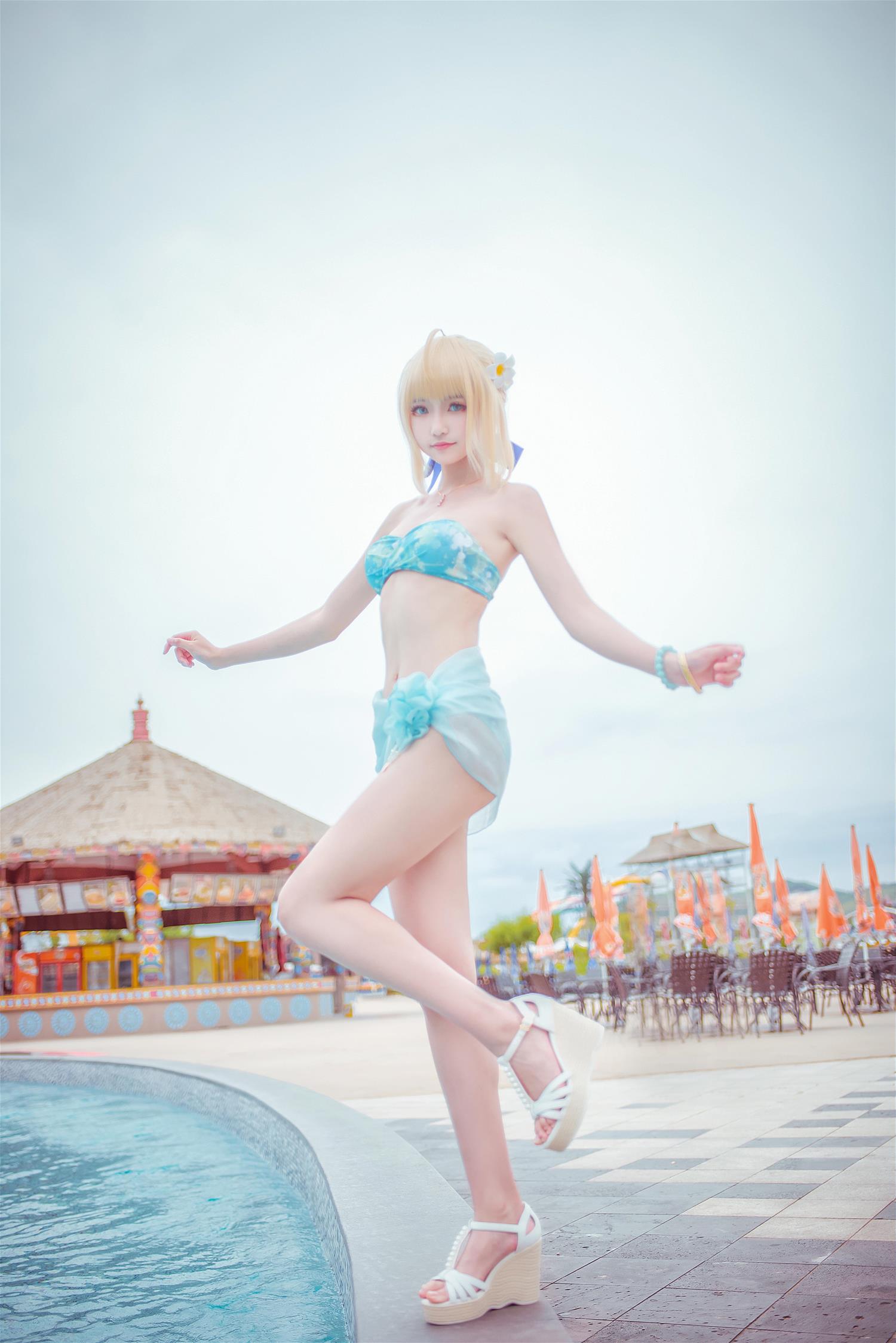 这个泡泡就是逊啦 阿尔托莉雅泳装 [14P-26MB]