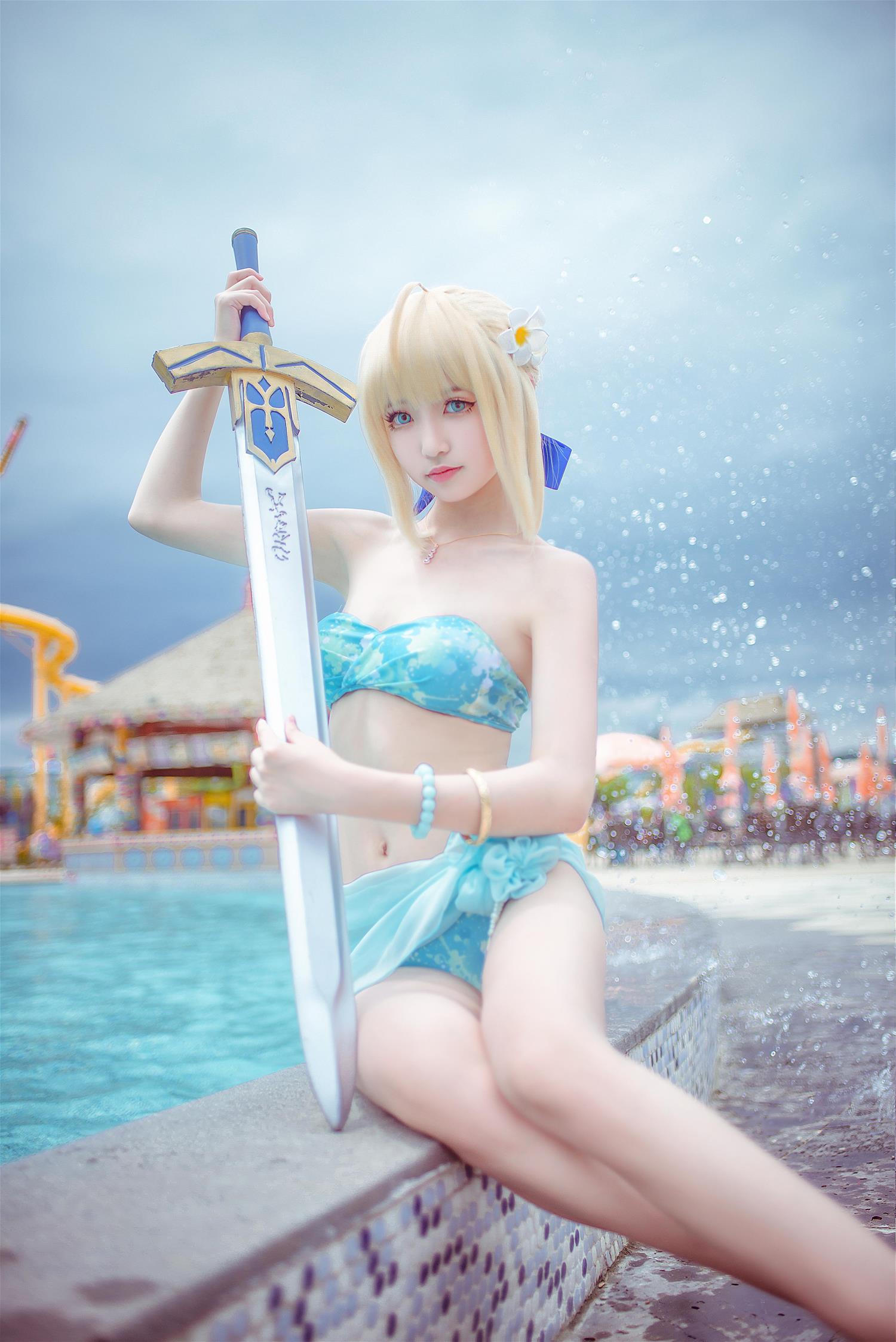 这个泡泡就是逊啦 阿尔托莉雅泳装 [14P-26MB]