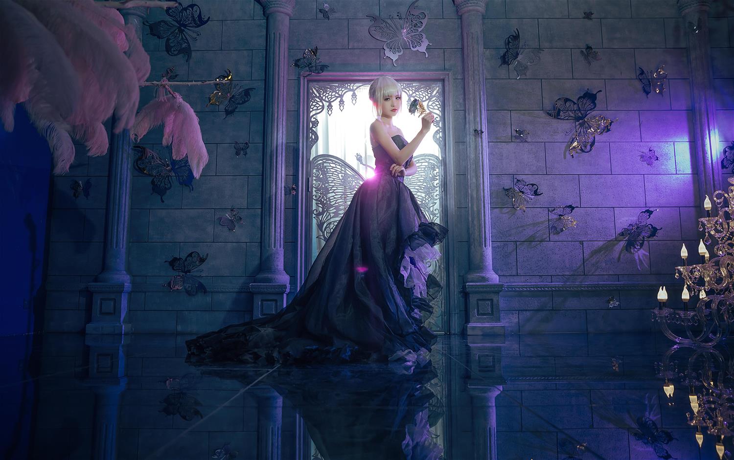 这个泡泡就是逊啦 吾王_COS_阿尔托莉雅 [14P-20MB]