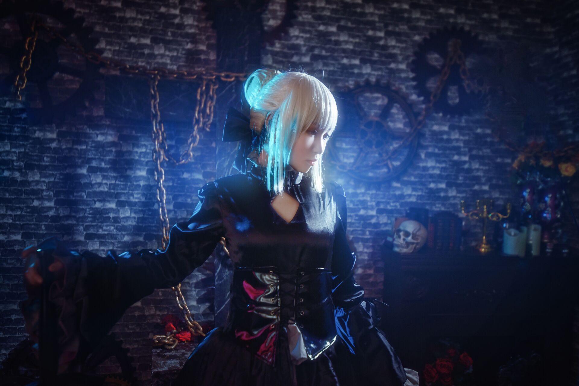 这个泡泡就是逊啦 吾王_黑SABER_阿尔托莉雅 [11P-3MB]