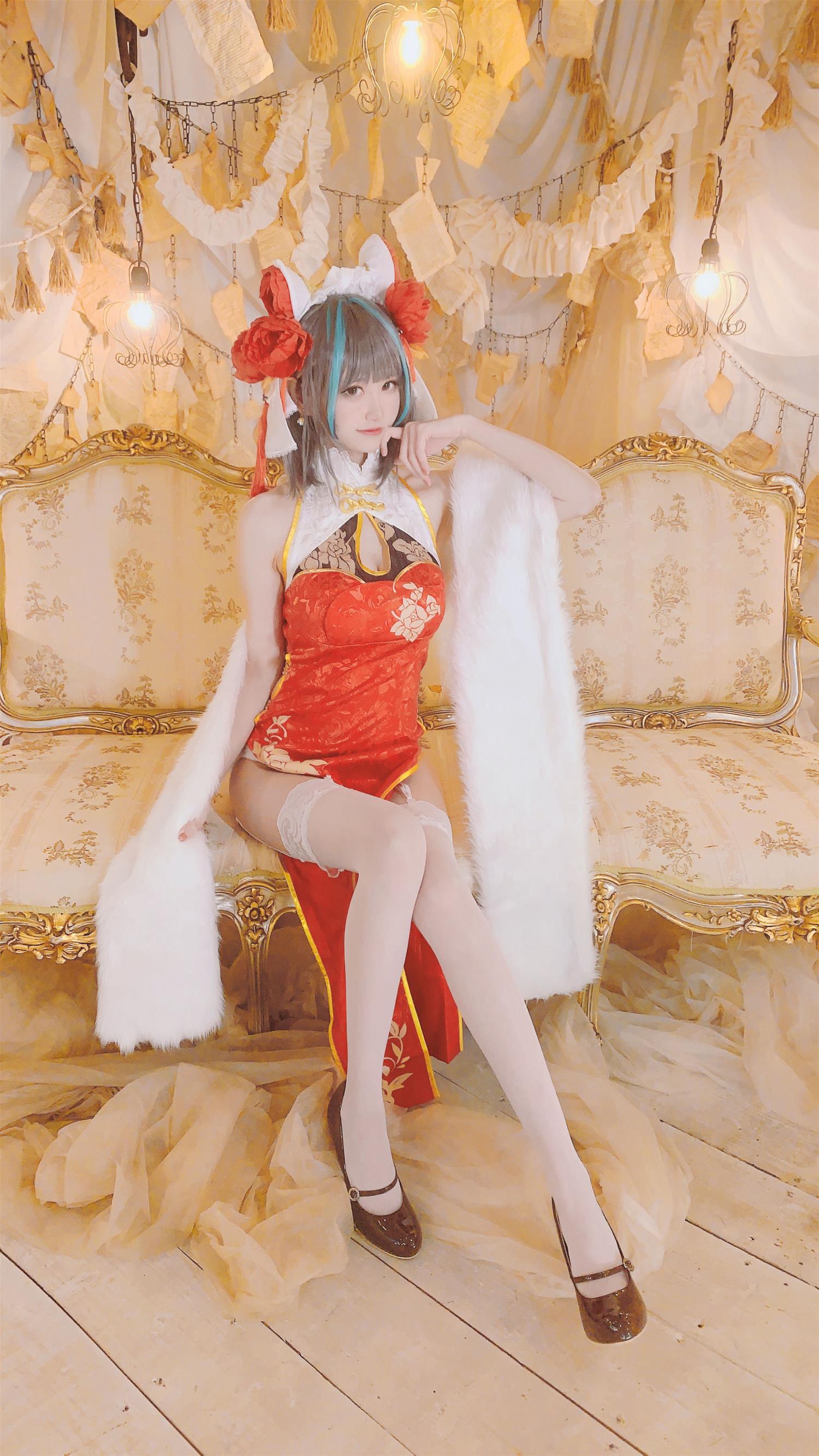 千阳 柴郡旗袍cos [9P-35MB]