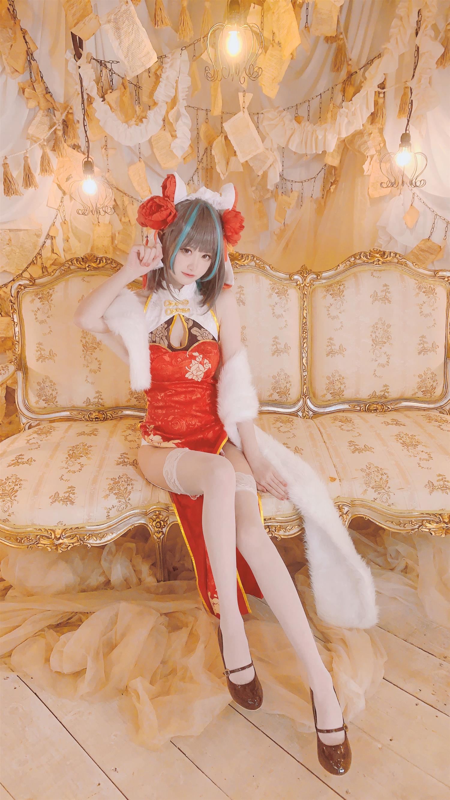 千阳 柴郡旗袍cos [9P-35MB]