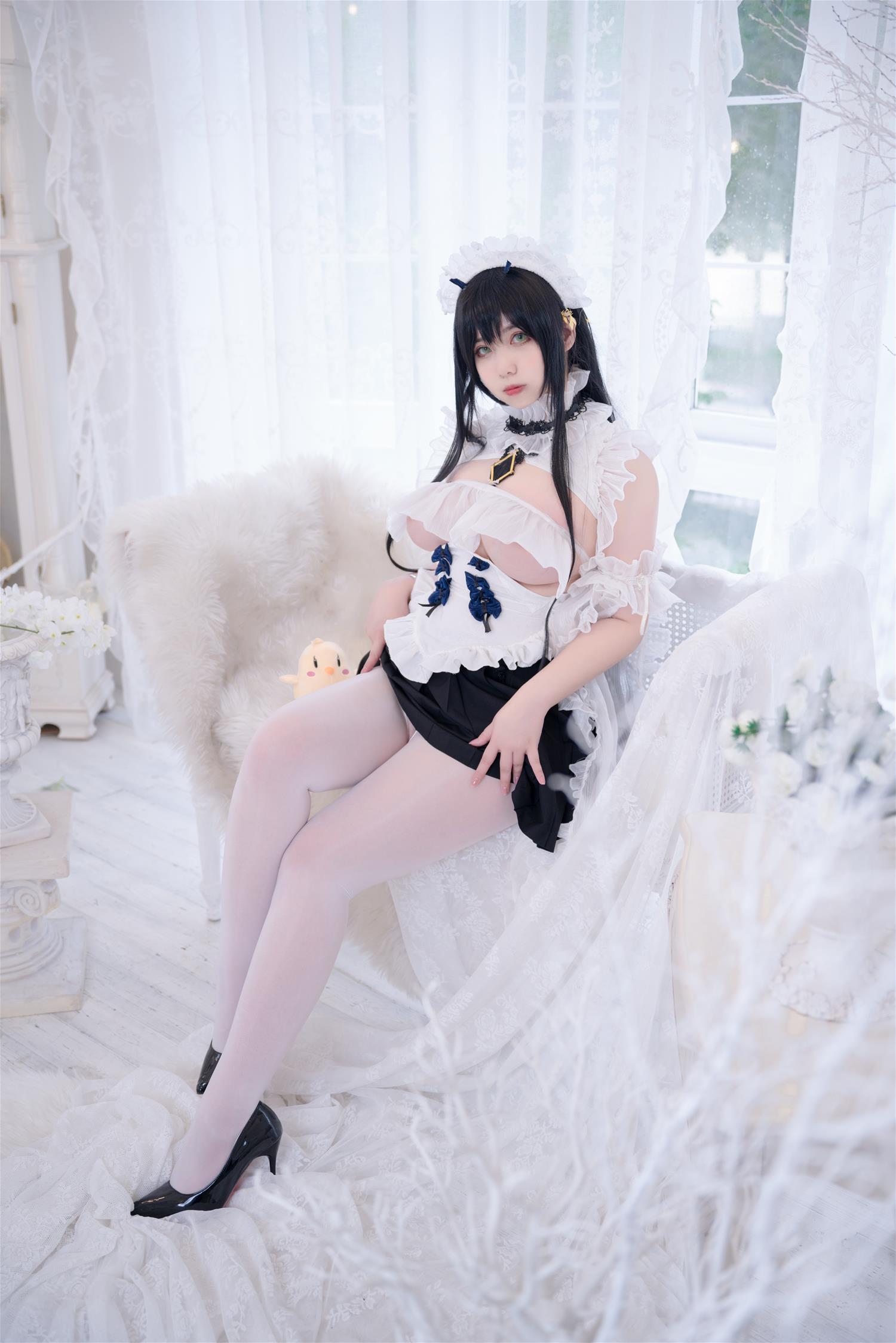 Meroko_魅瞳 碧蓝航线 不挠女仆没干劲的小姐姐 [53P-744MB]