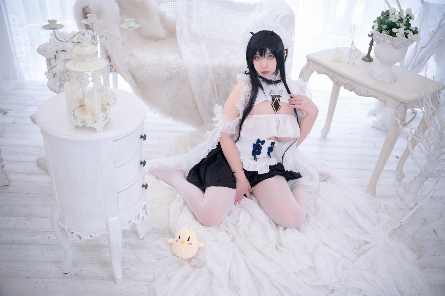 Meroko_魅瞳 碧蓝航线 不挠女仆没干劲的小姐姐 [53P-744MB]