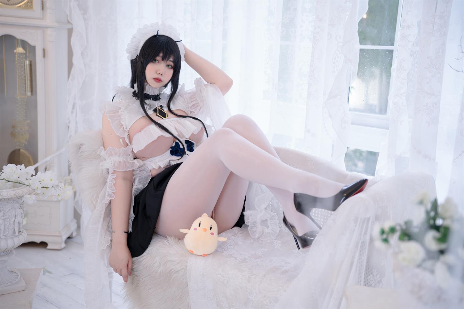 Meroko_魅瞳 碧蓝航线 不挠女仆没干劲的小姐姐 [53P-744MB]