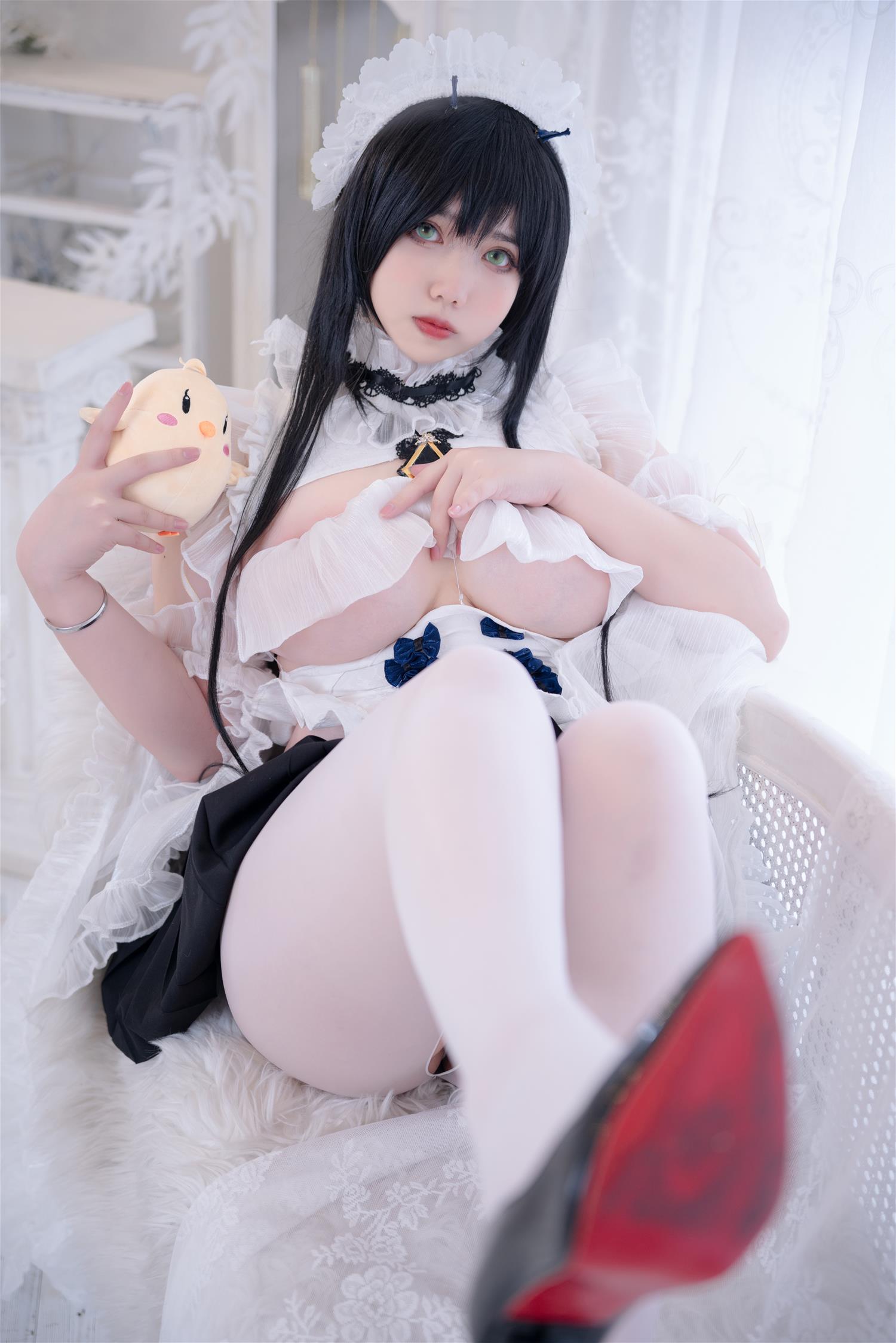 Meroko_魅瞳 碧蓝航线 不挠女仆没干劲的小姐姐 [53P-744MB]