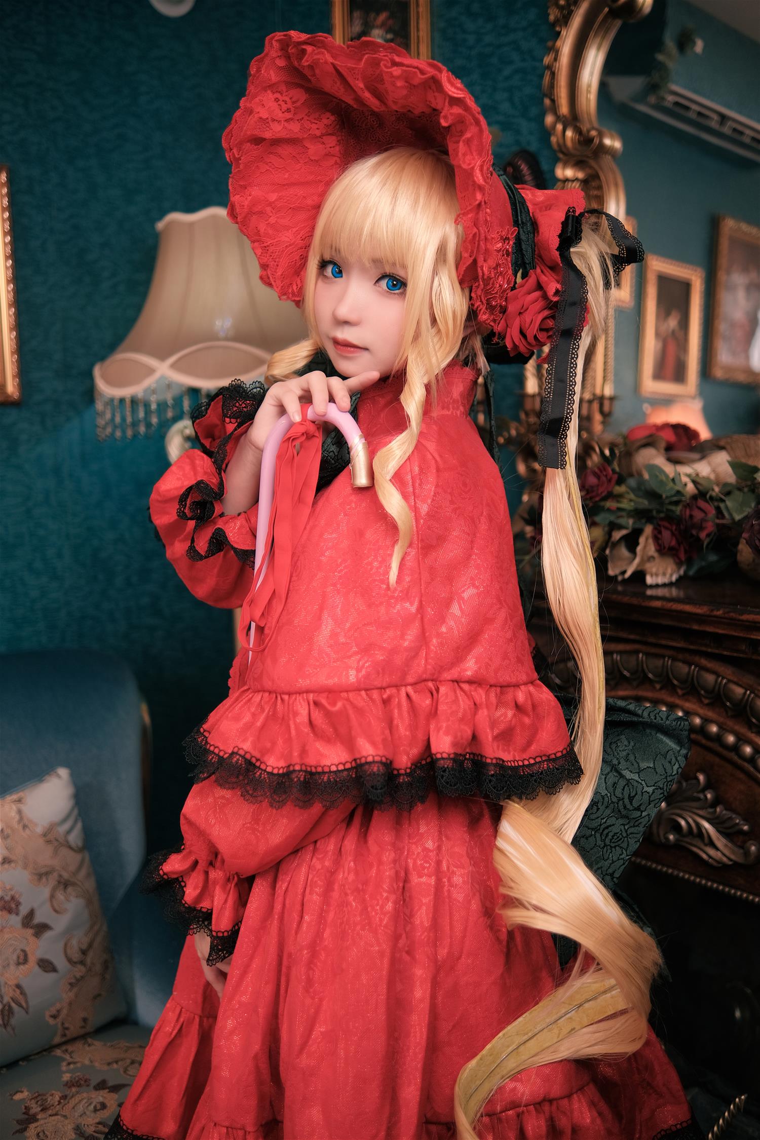 花柒Hana 蔷薇少女真红 [13P-221MB]