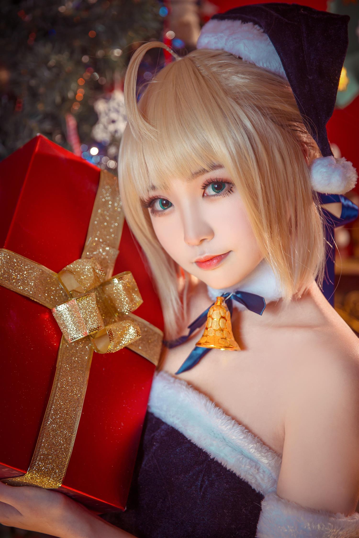 这个泡泡就是逊啦 阿尔托莉雅 圣诞贺图 [16P-32MB]