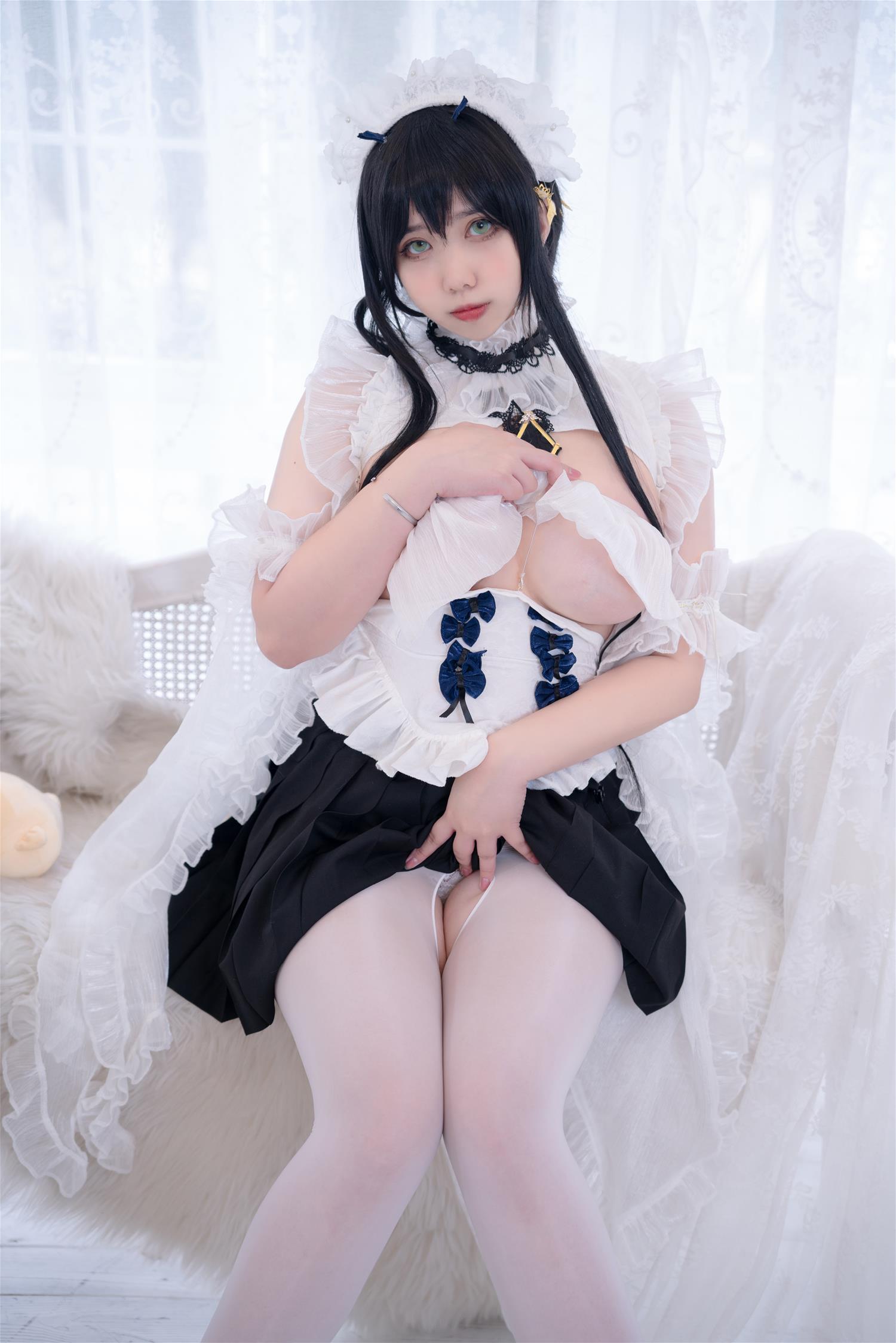 Meroko_魅瞳 碧蓝航线 不挠女仆没干劲的小姐姐 [53P-744MB]