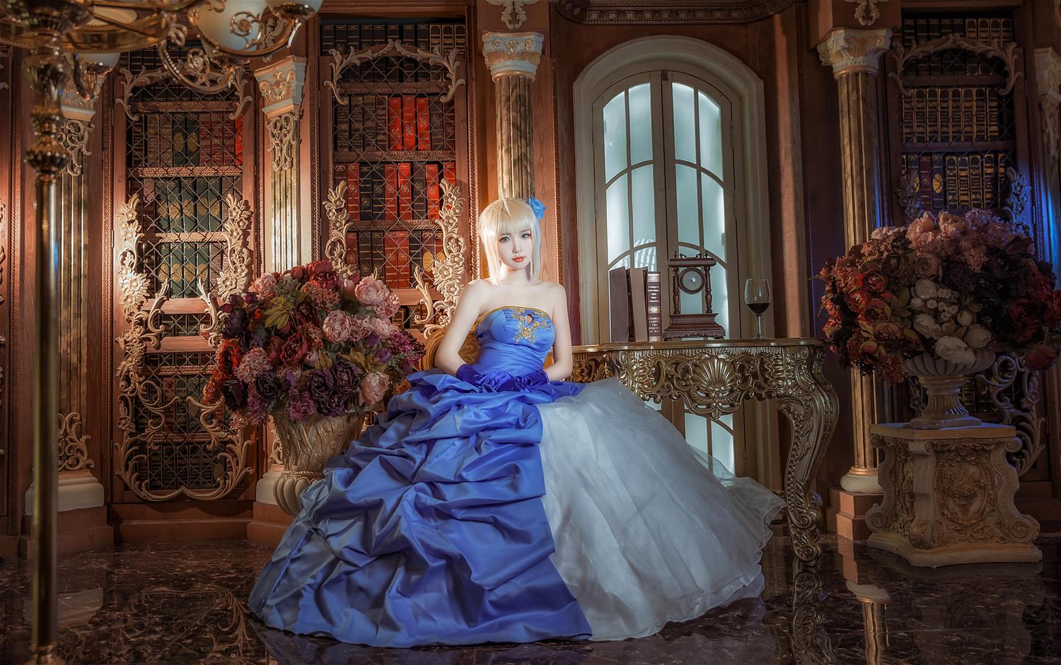 这个泡泡就是逊啦 阿尔托莉雅 十周年礼服 [17P-32MB]