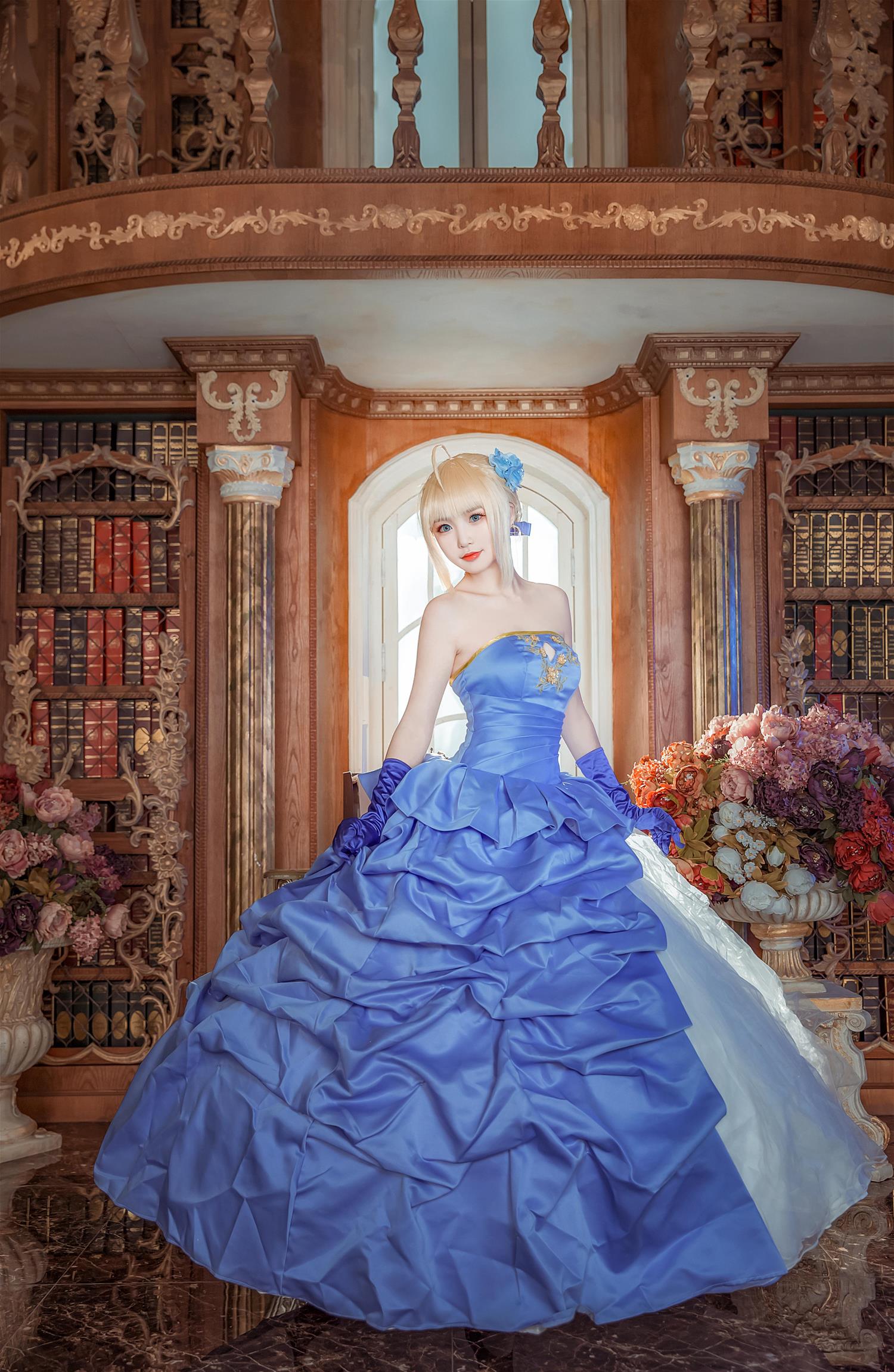 这个泡泡就是逊啦 阿尔托莉雅 十周年礼服 [17P-32MB]