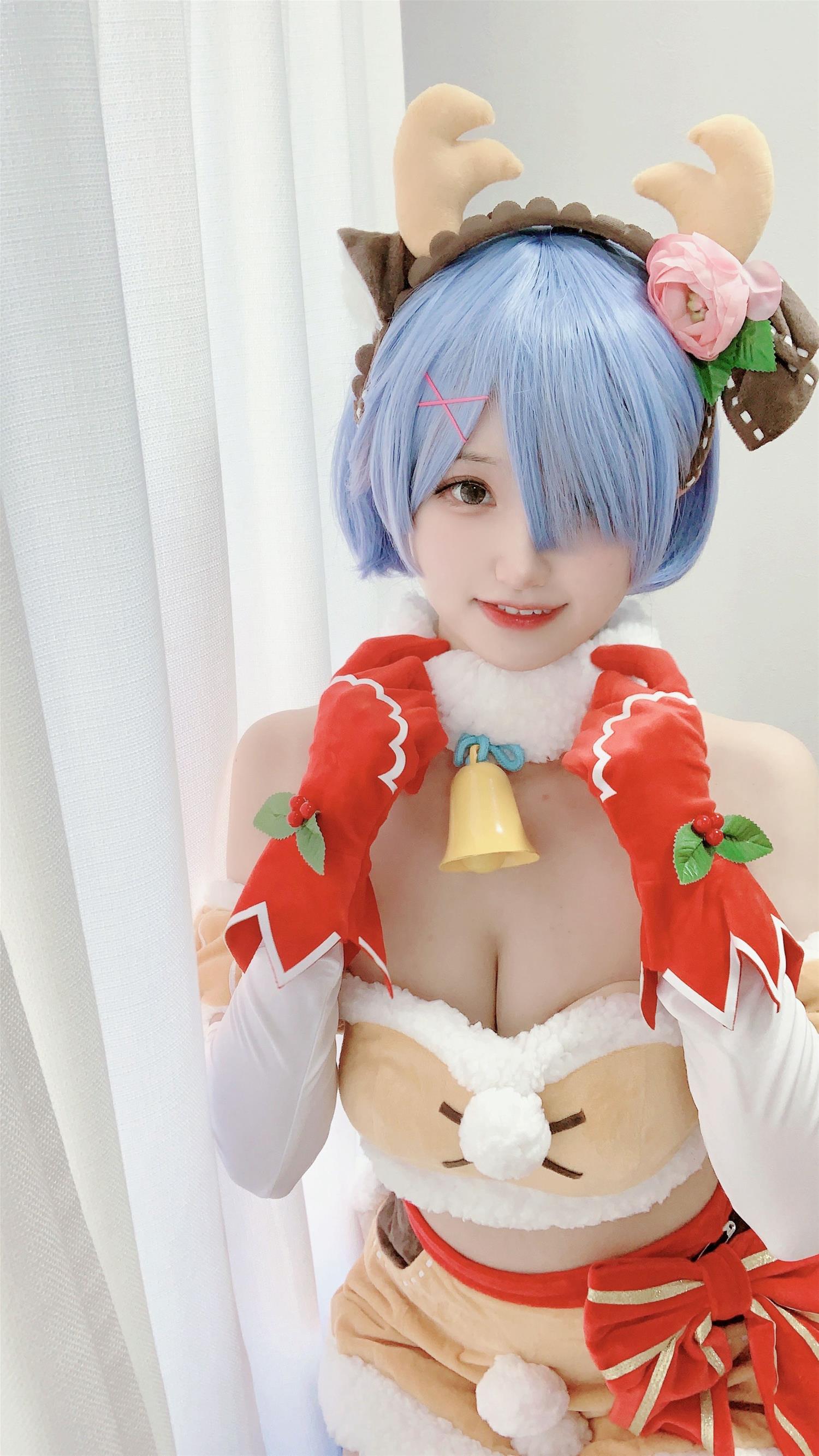 千阳 雷姆圣诞驯鹿～ [11P-35MB]