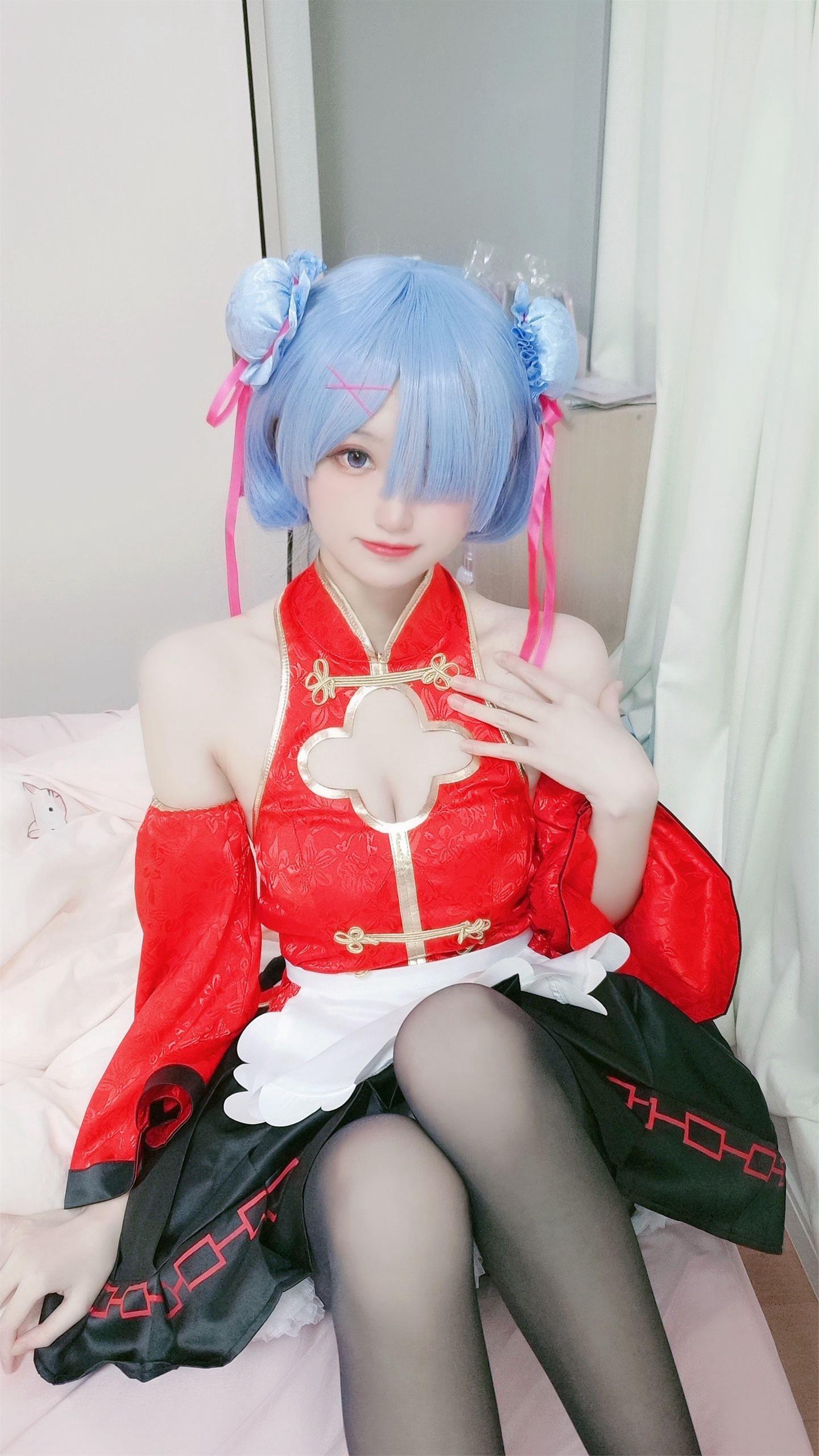 千阳 蕾姆旗袍仆cos [13P-24MB]