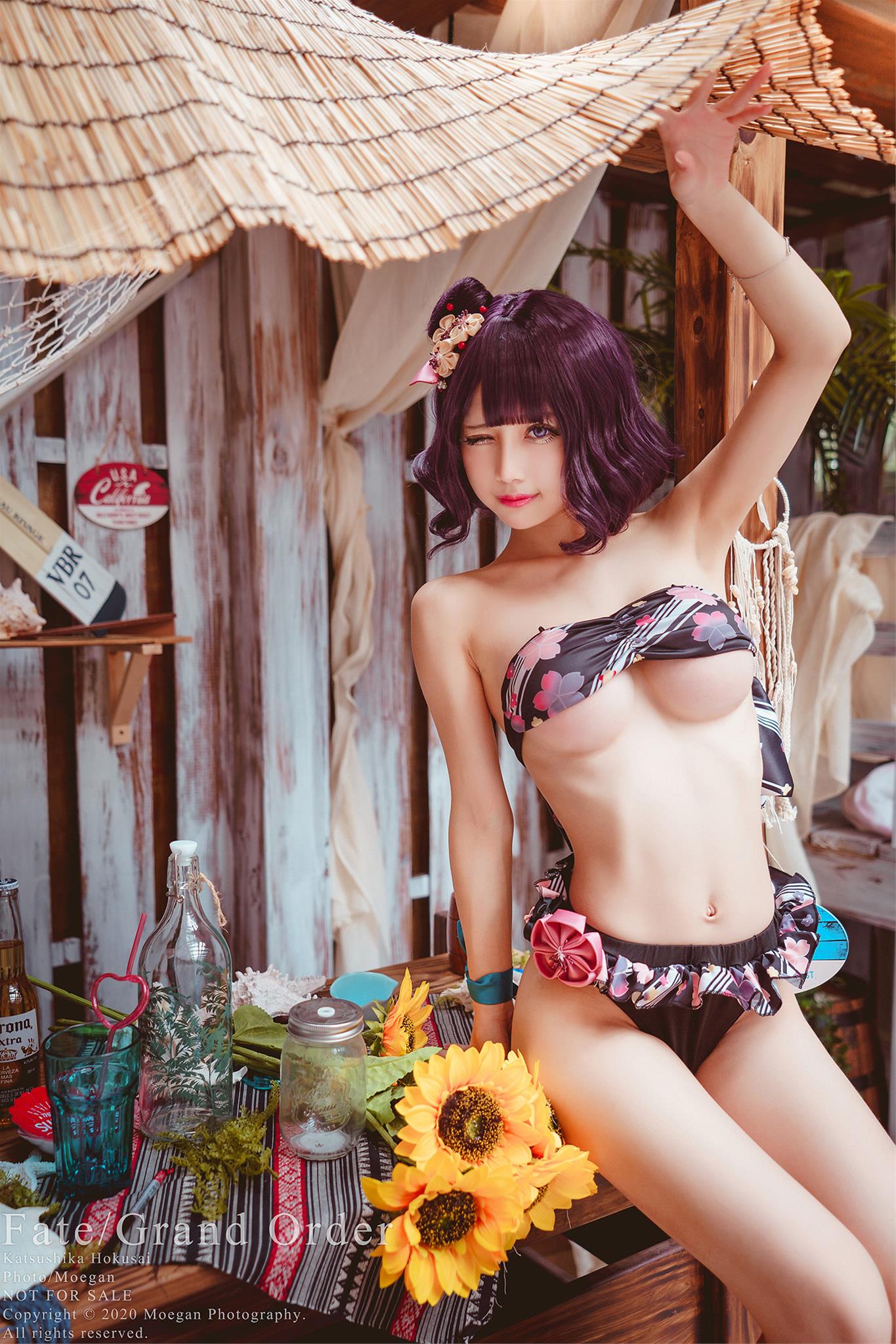 沖田凜花Okita Rinka 葛飾北斎 水着 [14P-8MB]