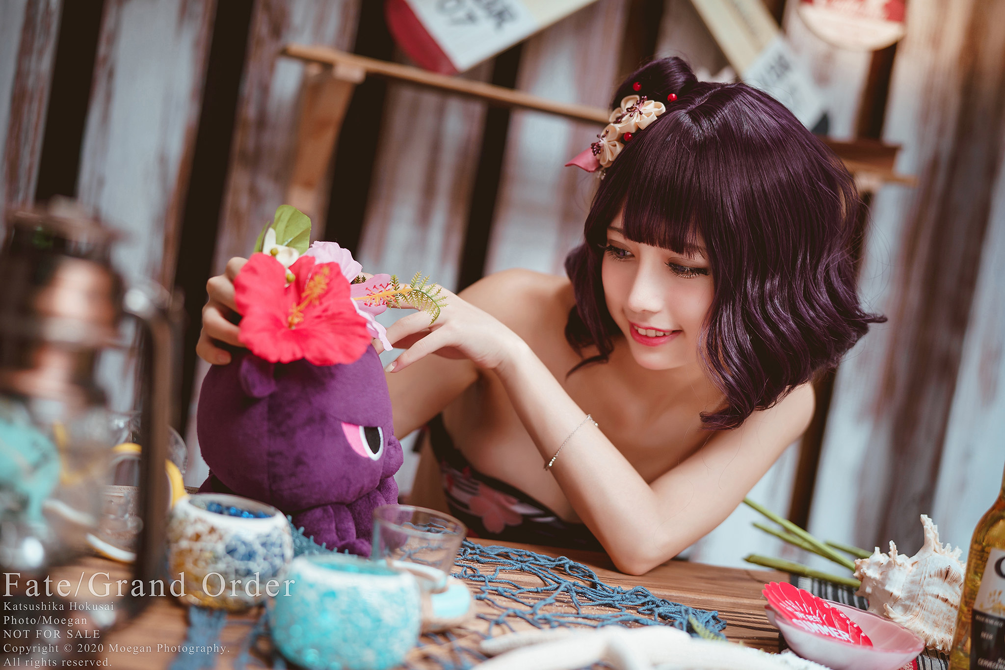 沖田凜花Okita Rinka 葛飾北斎 水着 [14P-8MB]